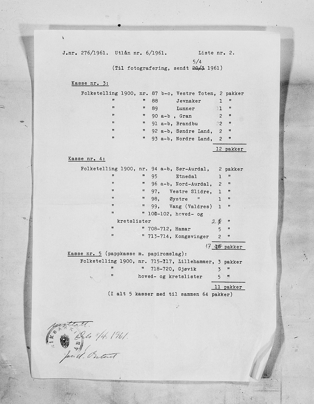 SAH, 1900 census for Gjøvik, 1900, p. 35