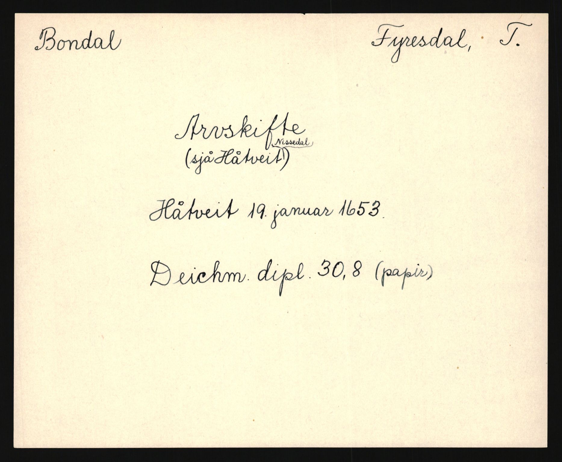 Riksarkivets diplomsamling, AV/RA-EA-5965/F35/F35e/L0022: Registreringssedler Telemark 3, 1400-1700, p. 299