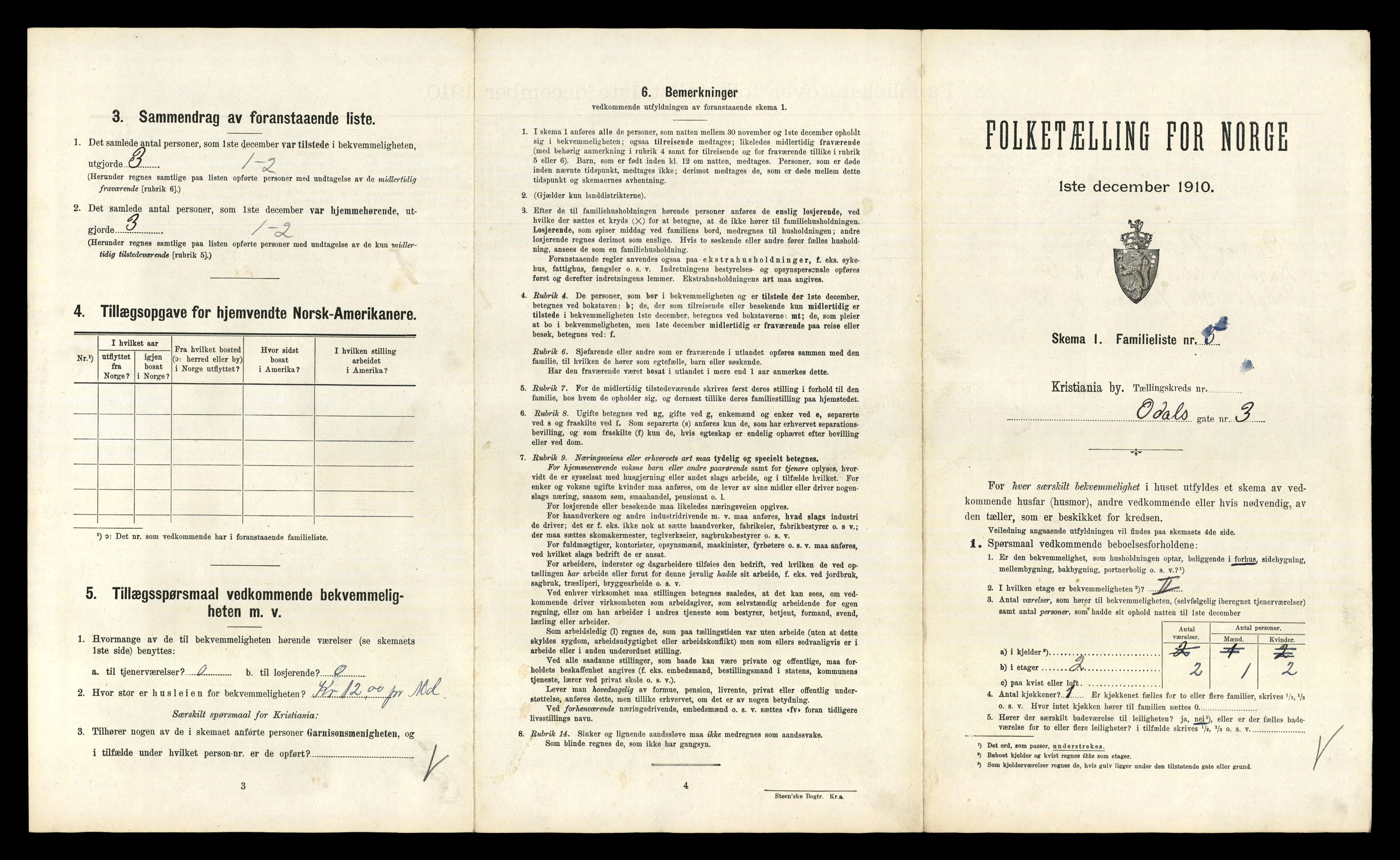 RA, 1910 census for Kristiania, 1910, p. 72695