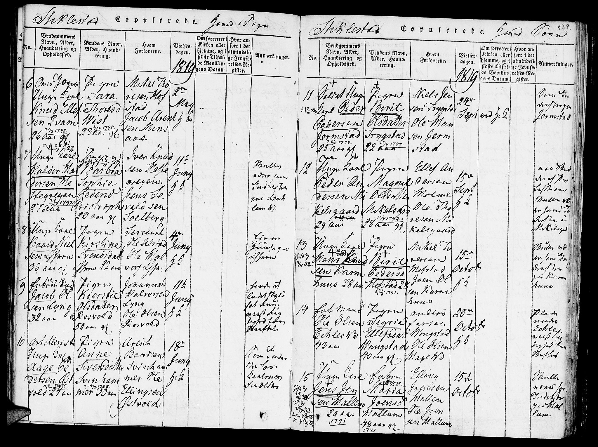 Ministerialprotokoller, klokkerbøker og fødselsregistre - Nord-Trøndelag, SAT/A-1458/723/L0234: Parish register (official) no. 723A05 /1, 1816-1840, p. 139