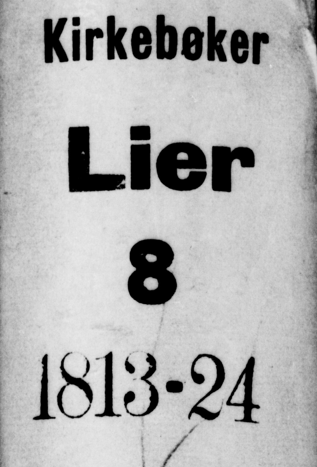 Lier kirkebøker, SAKO/A-230/G/Ga/L0001: Parish register (copy) no. I 1, 1813-1824