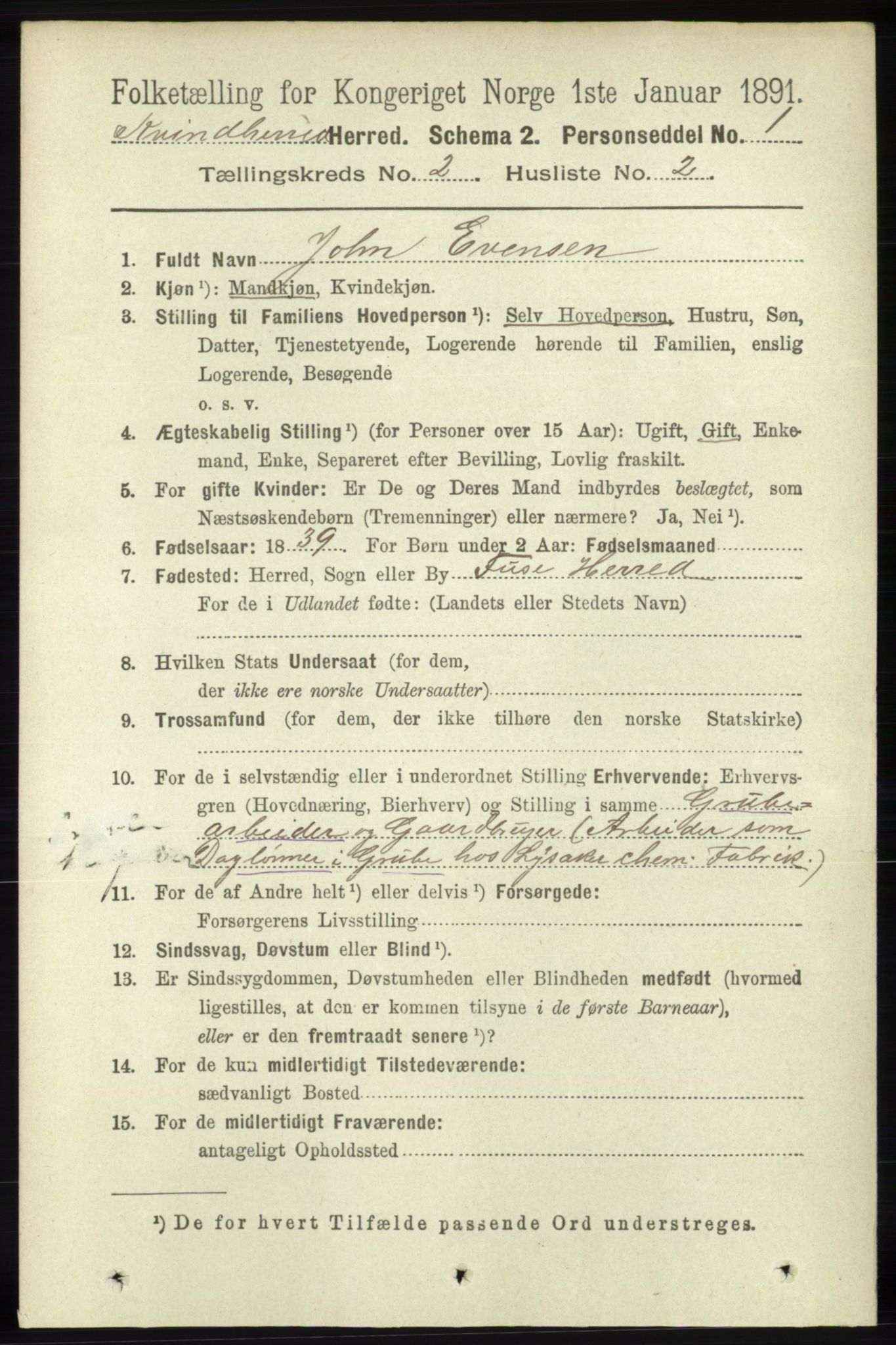 RA, 1891 census for 1224 Kvinnherad, 1891, p. 629