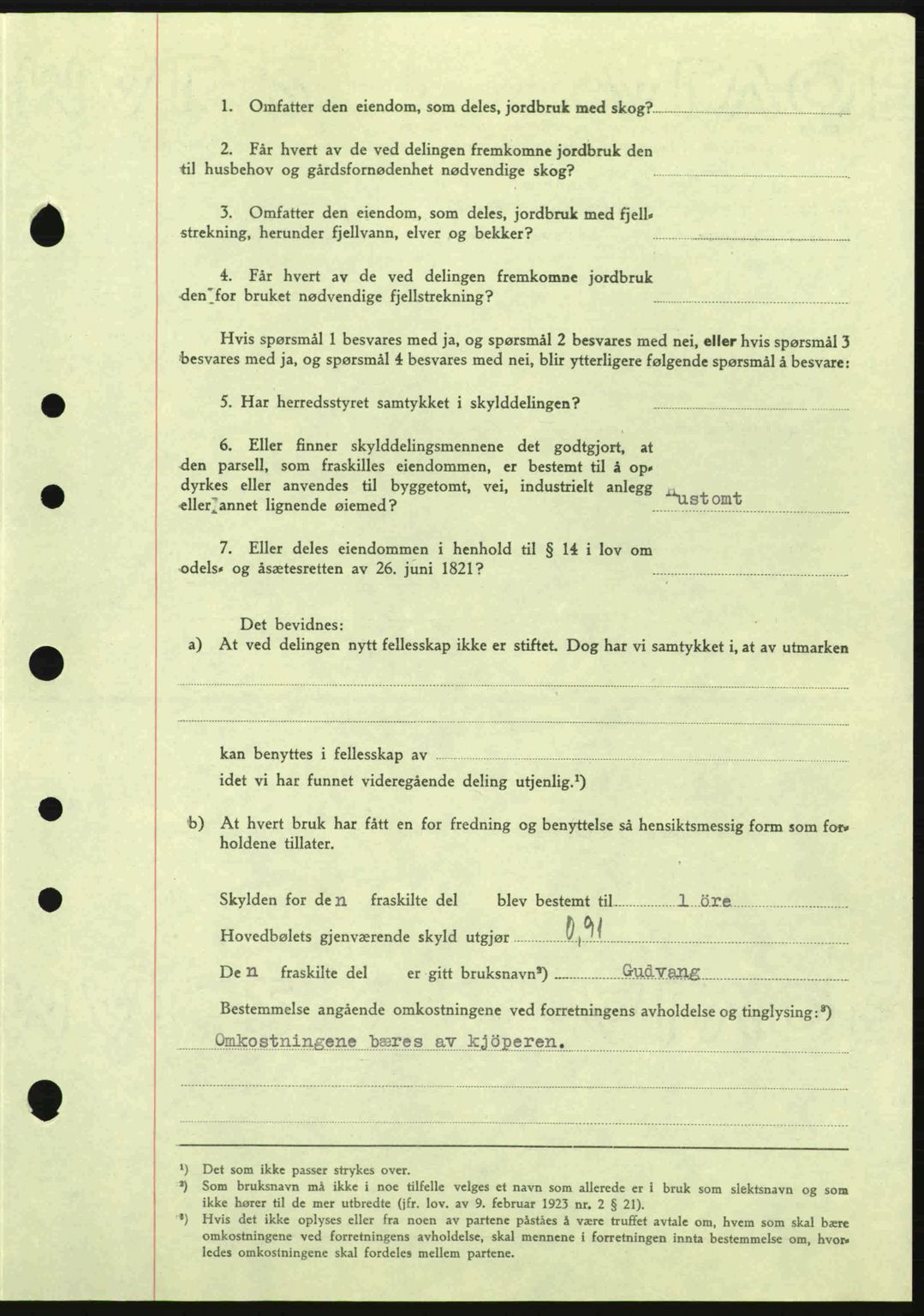 Tønsberg sorenskriveri, AV/SAKO-A-130/G/Ga/Gaa/L0017a: Mortgage book no. A17a, 1945-1945, Diary no: : 1296/1945