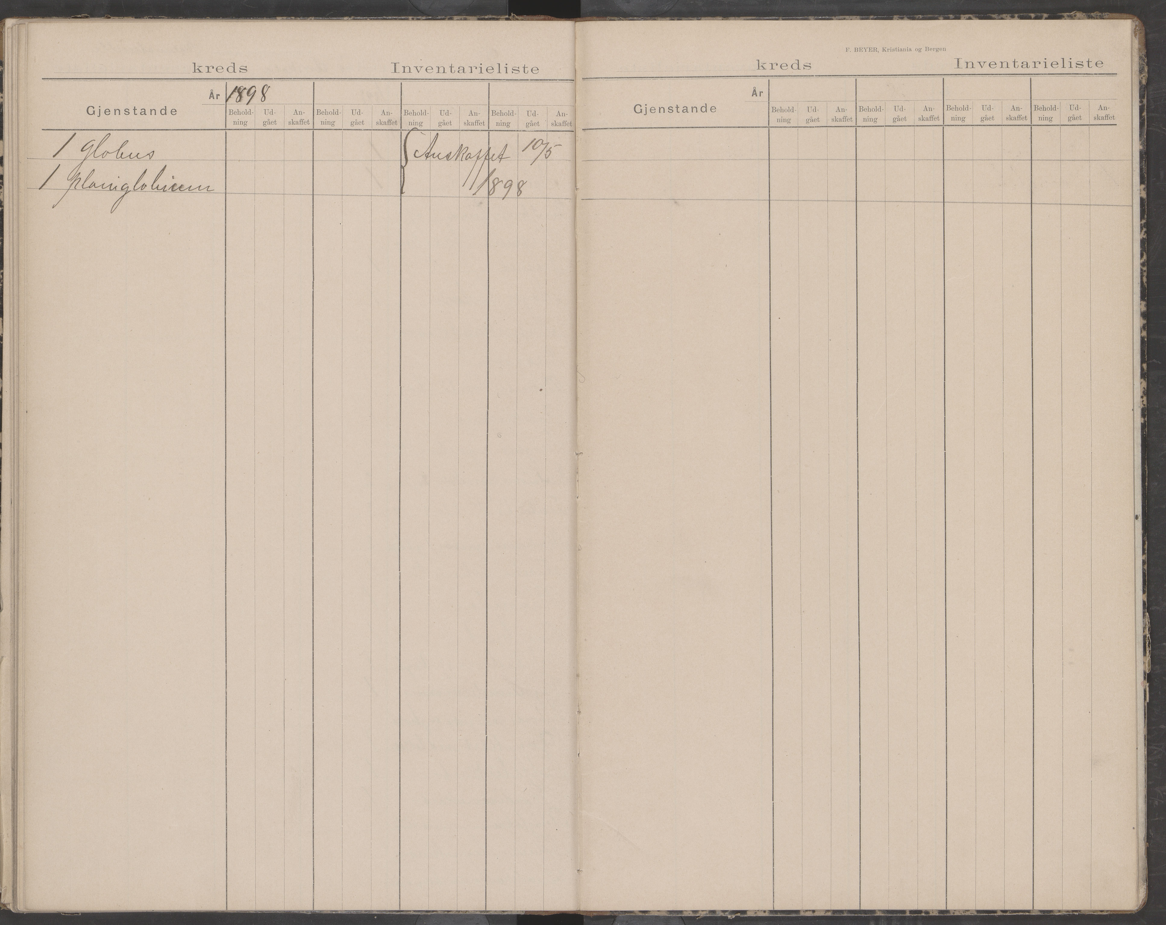 Bodin kommune. Støver skolekrets, AIN/K-18431.510.07/F/Fa/L0002: Oversiktsprotokoll, 1893-1912