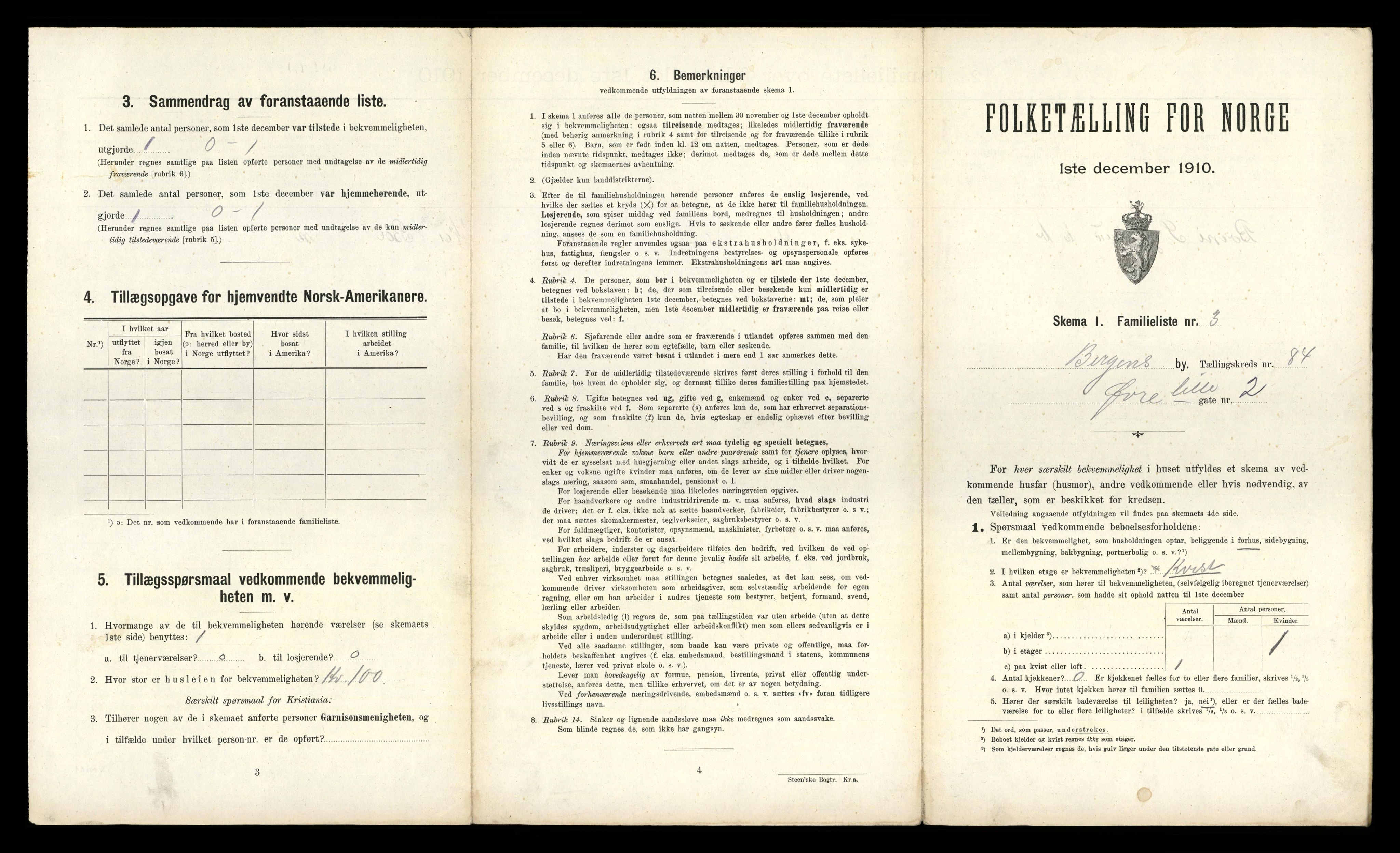 RA, 1910 census for Bergen, 1910, p. 29505