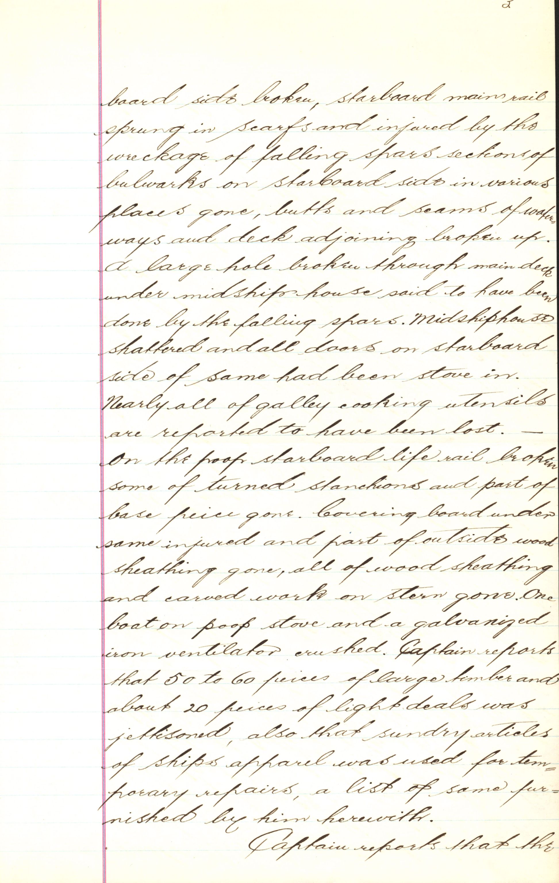 Pa 63 - Østlandske skibsassuranceforening, VEMU/A-1079/G/Ga/L0023/0012: Havaridokumenter / Columbus, Christiane Sophie, Marie, Jarlen, Kong Carl XV, 1889, p. 84