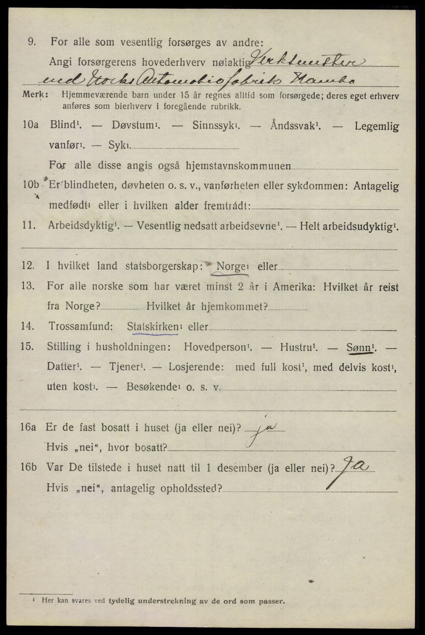 SAO, 1920 census for Moss land district, 1920, p. 7226