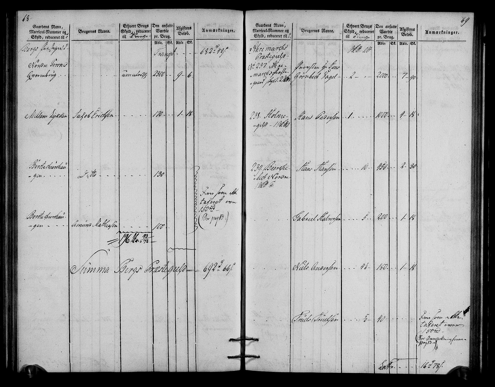 Rentekammeret inntil 1814, Realistisk ordnet avdeling, RA/EA-4070/N/Ne/Nea/L0006: Idd og Marker fogderi. Oppebørselsregister, 1803, p. 37