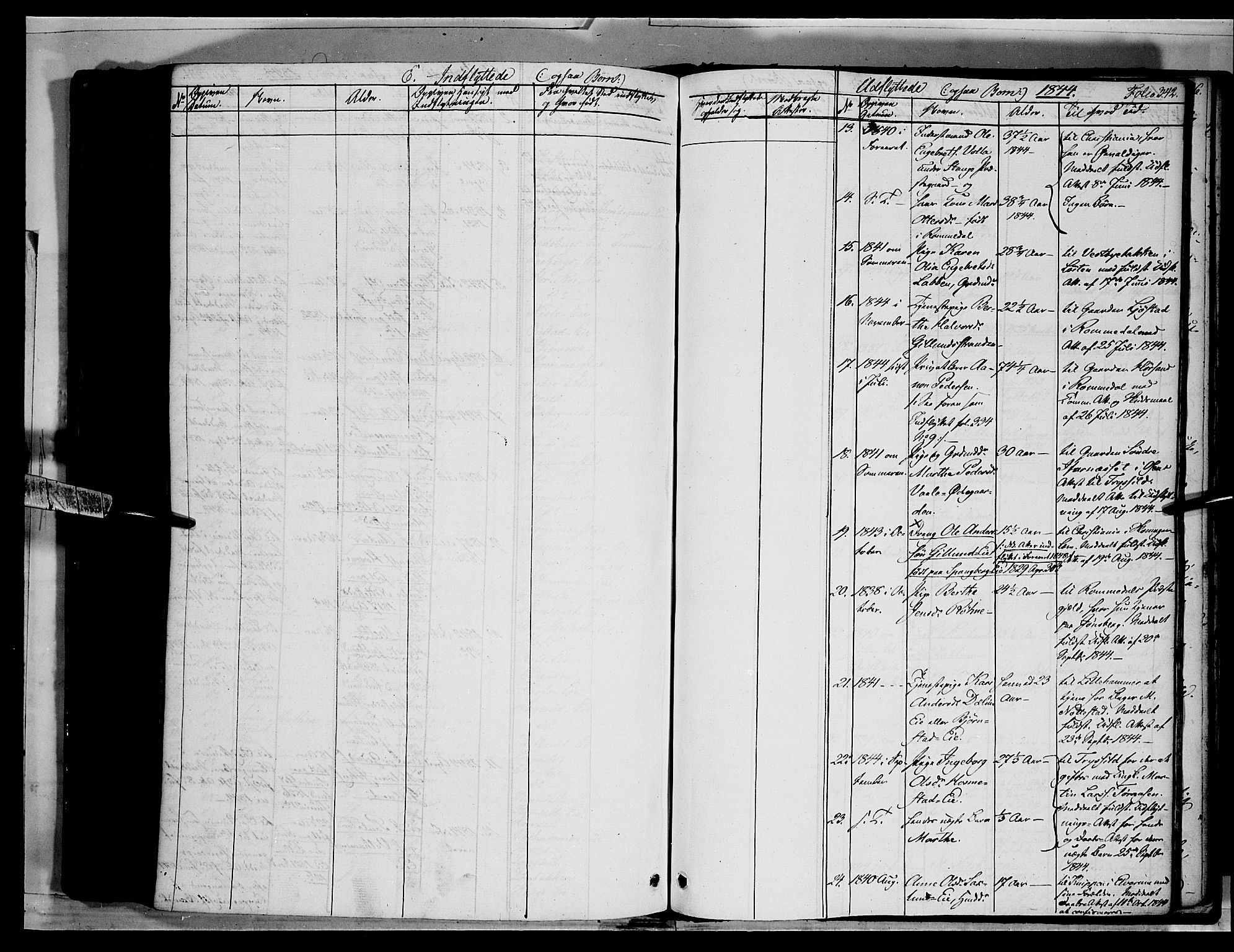 Stange prestekontor, AV/SAH-PREST-002/K/L0010: Parish register (official) no. 10, 1835-1845, p. 342