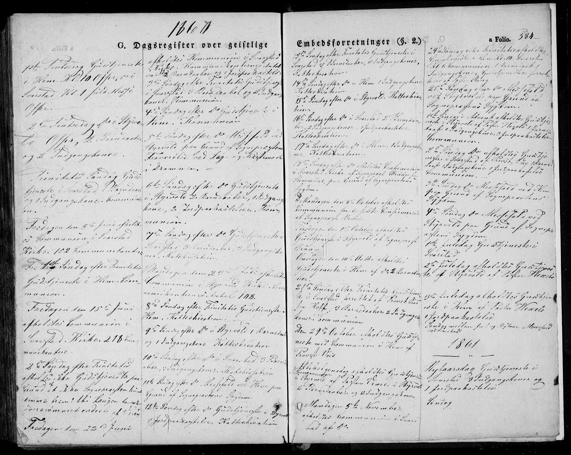 Lardal kirkebøker, AV/SAKO-A-350/F/Fa/L0006: Parish register (official) no. I 6, 1835-1860, p. 584