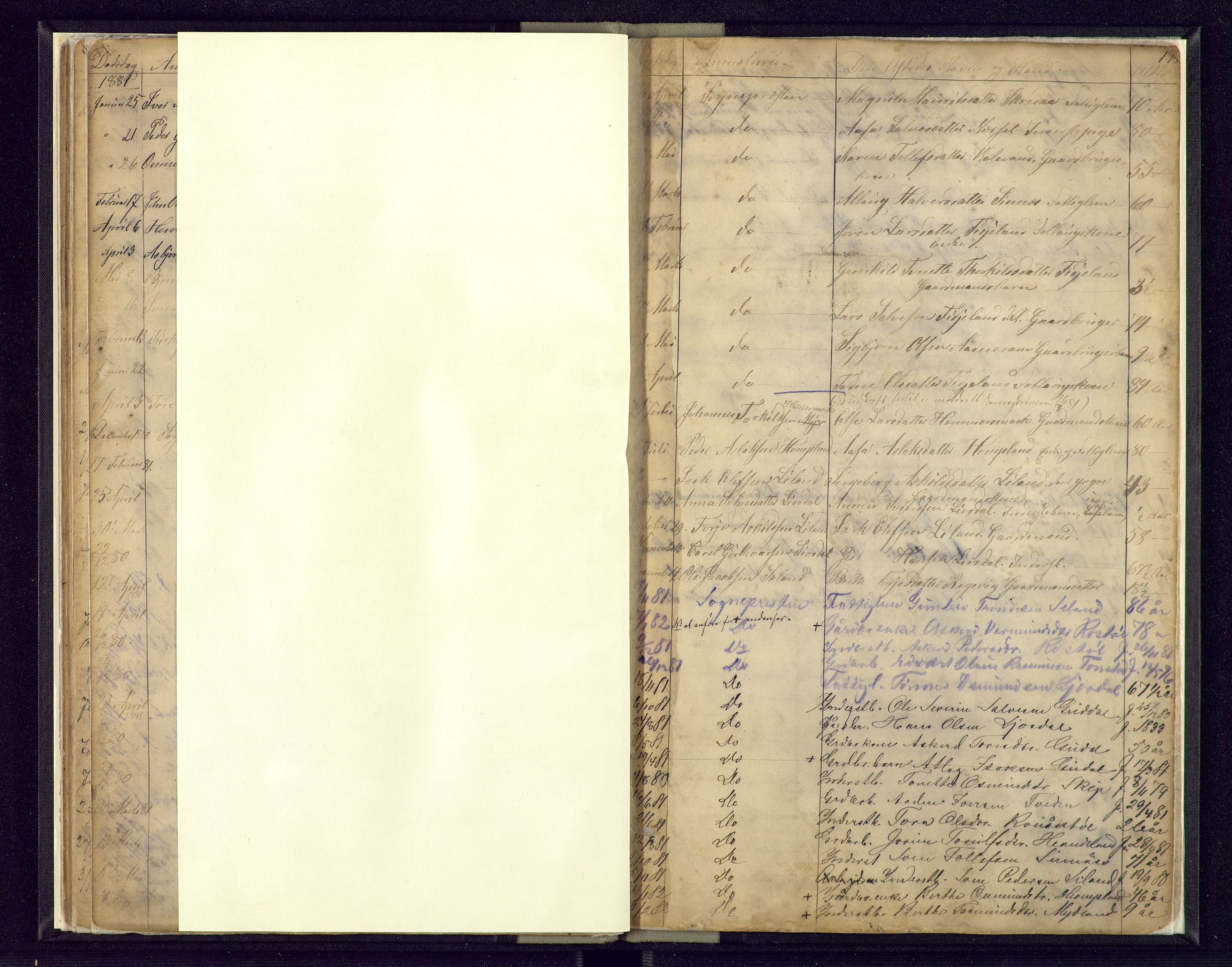 Flekkefjord sorenskriveri, AV/SAK-1221-0001/H/Ha/L0001/0005: Dødsfallsfortegnelser / Dødsfallsfortegnelse Tonstad og Lund (Rogaland), 1863-1889, p. 18