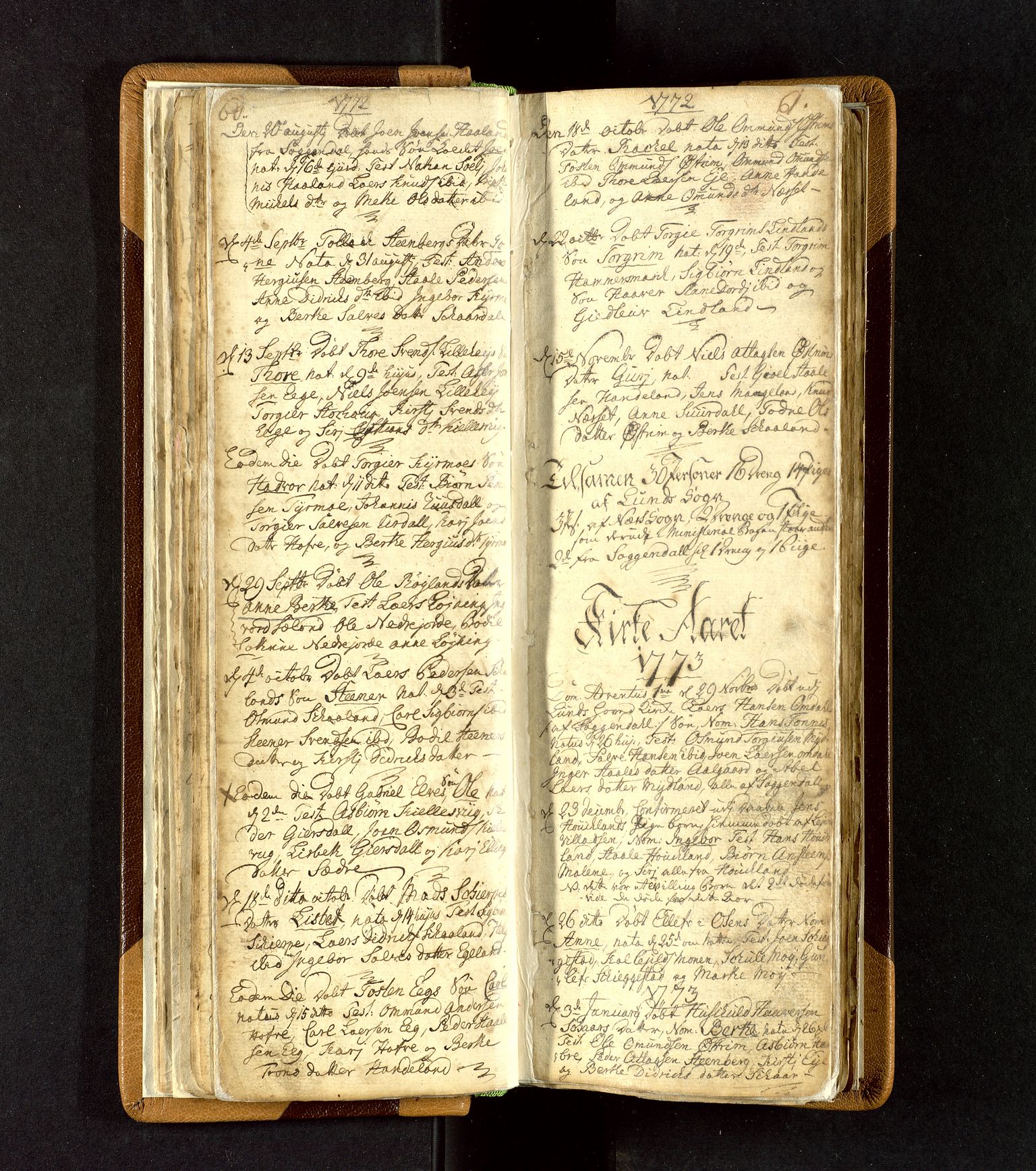 Lund sokneprestkontor, SAST/A-101809/S06/L0003: Parish register (official) no. A 3, 1761-1801, p. 60-61