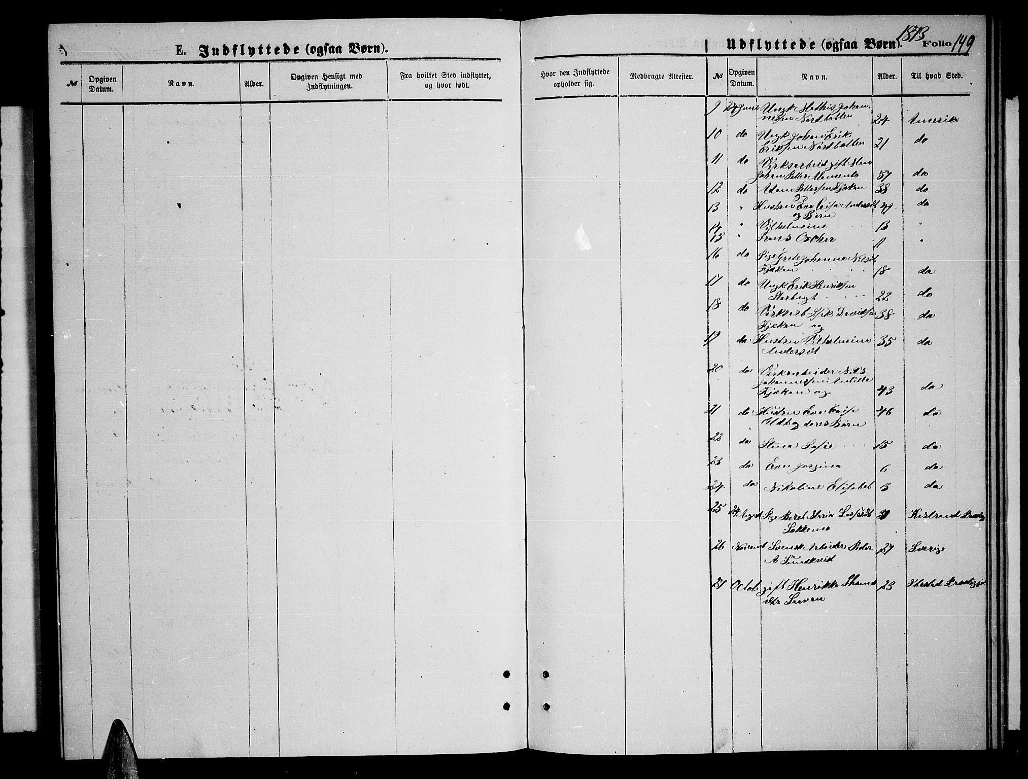 Skjervøy sokneprestkontor, AV/SATØ-S-1300/H/Ha/Hab/L0014klokker: Parish register (copy) no. 14, 1871-1877, p. 149