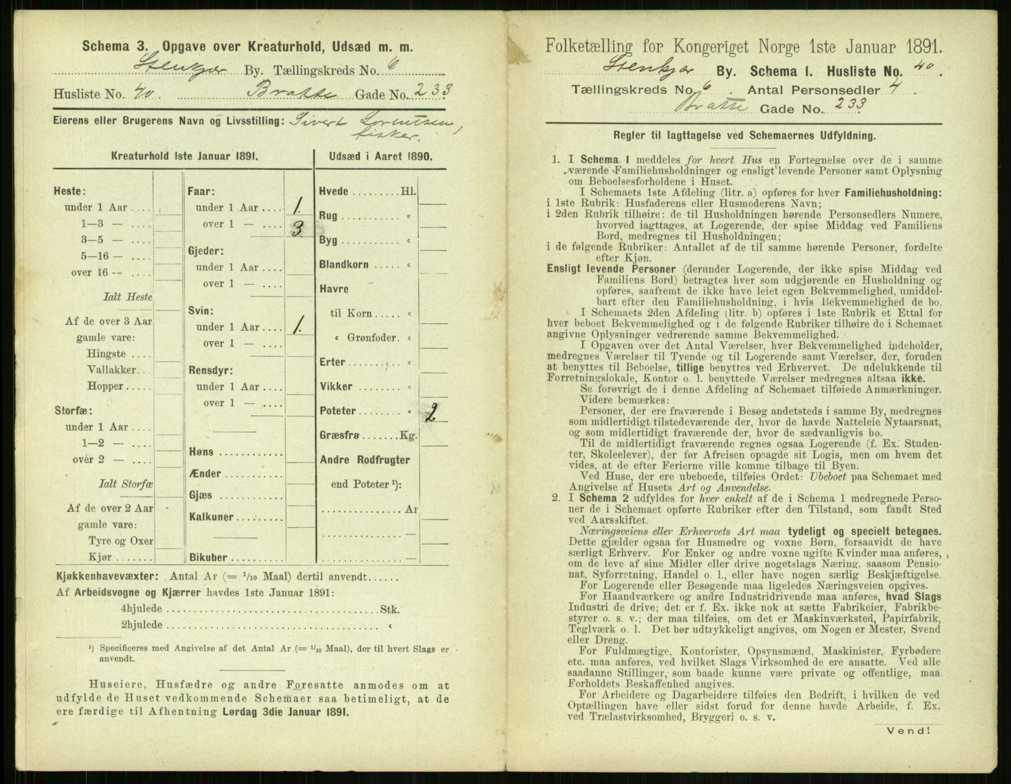 RA, 1891 census for 1702 Steinkjer, 1891, p. 2179