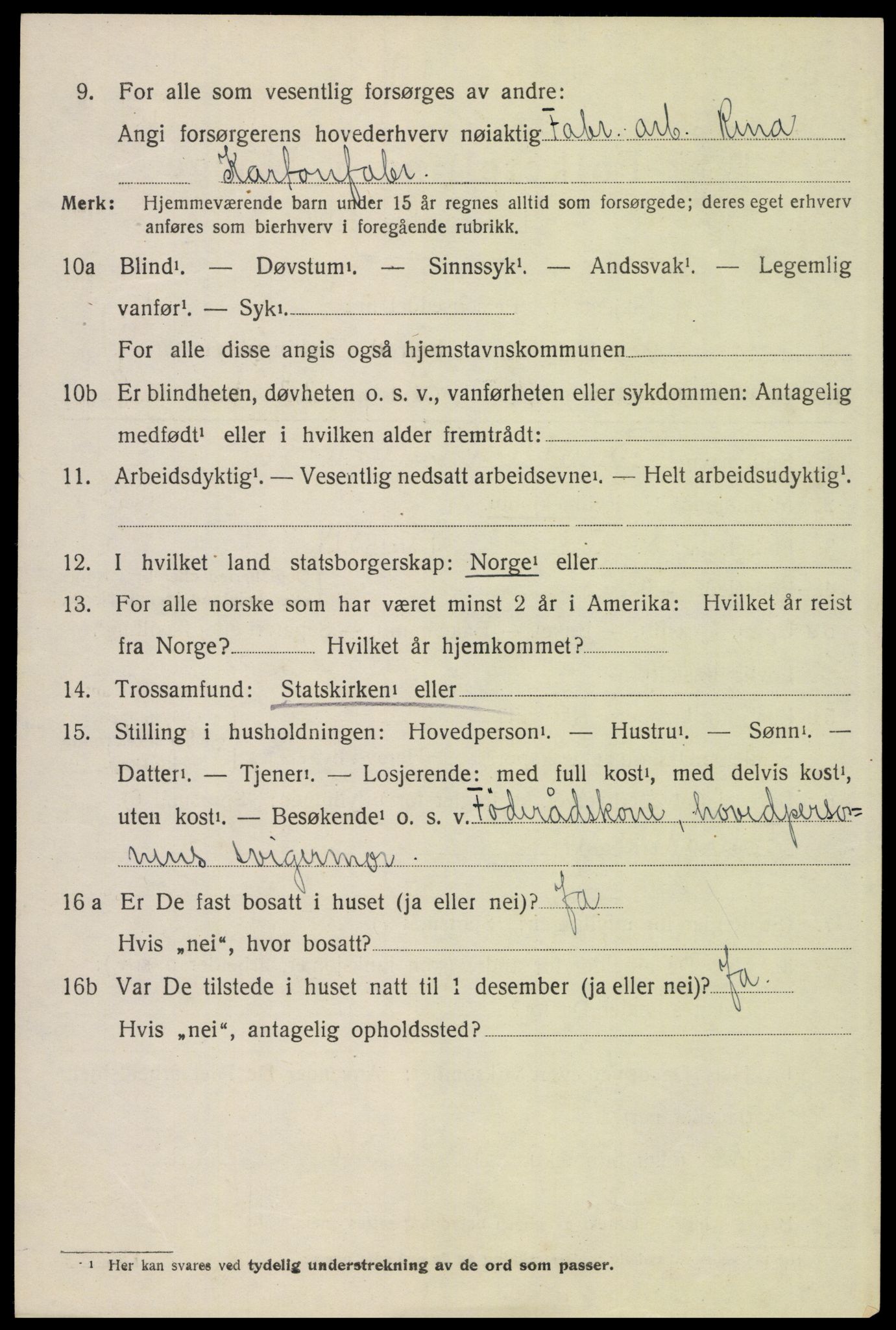 SAH, 1920 census for Åmot, 1920, p. 8714