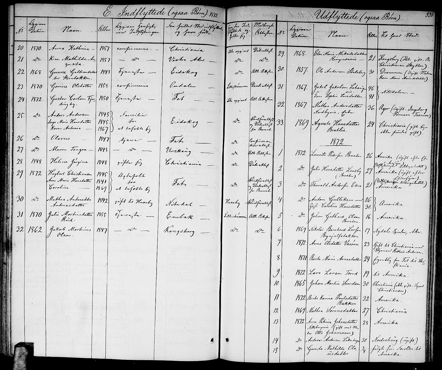 Skedsmo prestekontor Kirkebøker, AV/SAO-A-10033a/G/Ga/L0002: Parish register (copy) no. I 2, 1855-1872, p. 338