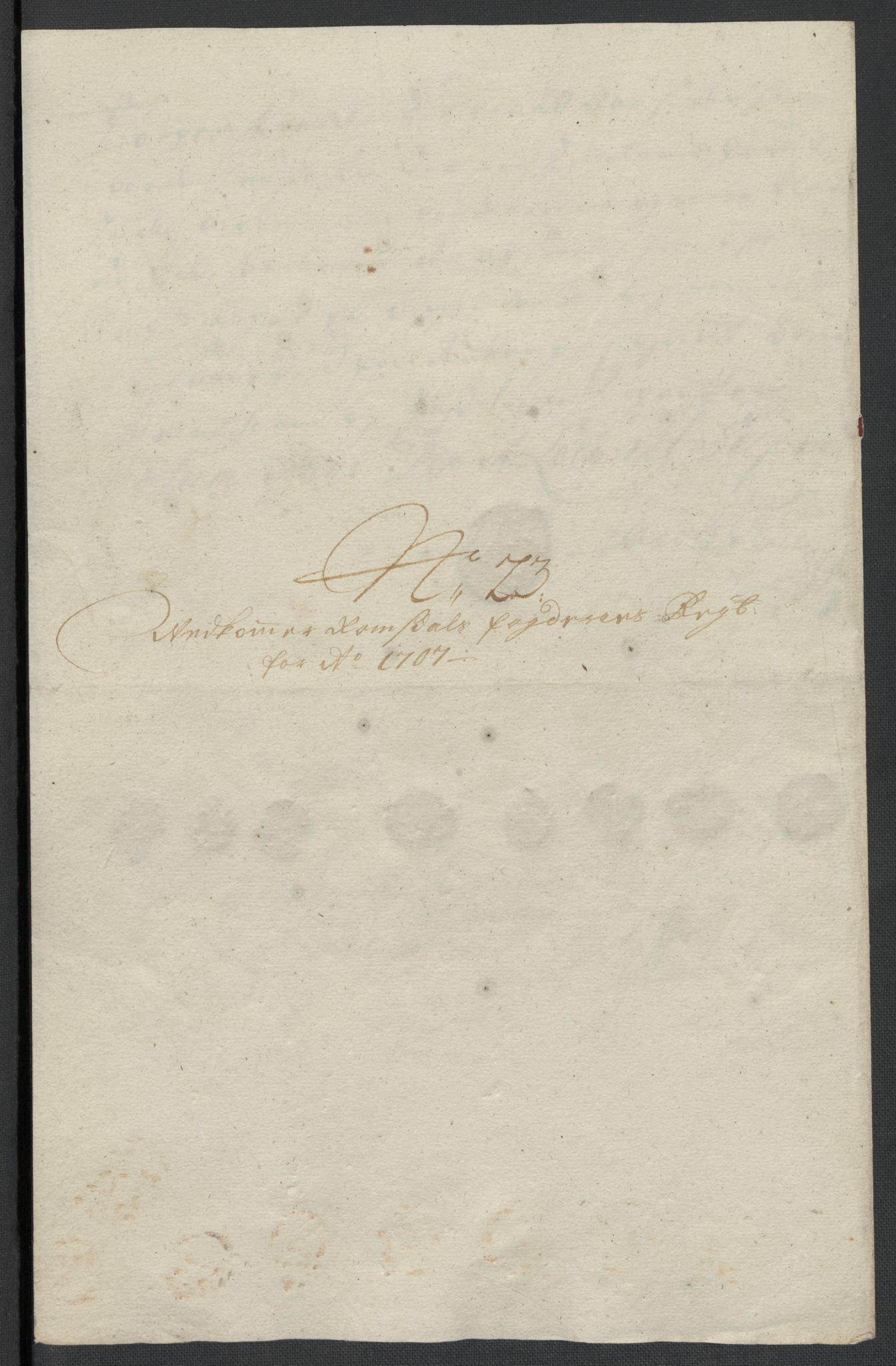 Rentekammeret inntil 1814, Reviderte regnskaper, Fogderegnskap, AV/RA-EA-4092/R55/L3658: Fogderegnskap Romsdal, 1707-1708, p. 164