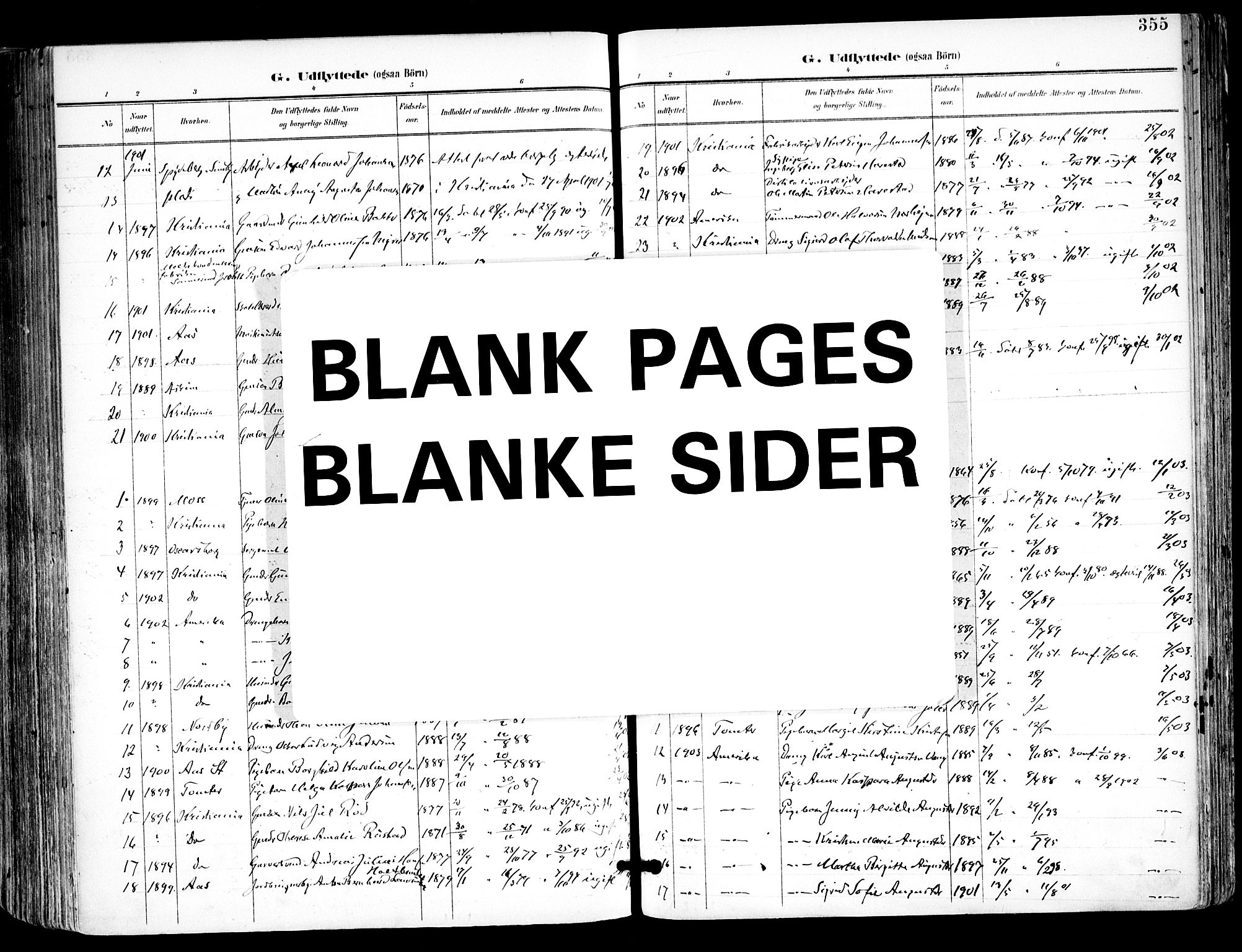 Kråkstad prestekontor Kirkebøker, AV/SAO-A-10125a/F/Fa/L0010: Parish register (official) no. I 10, 1893-1931, p. 355