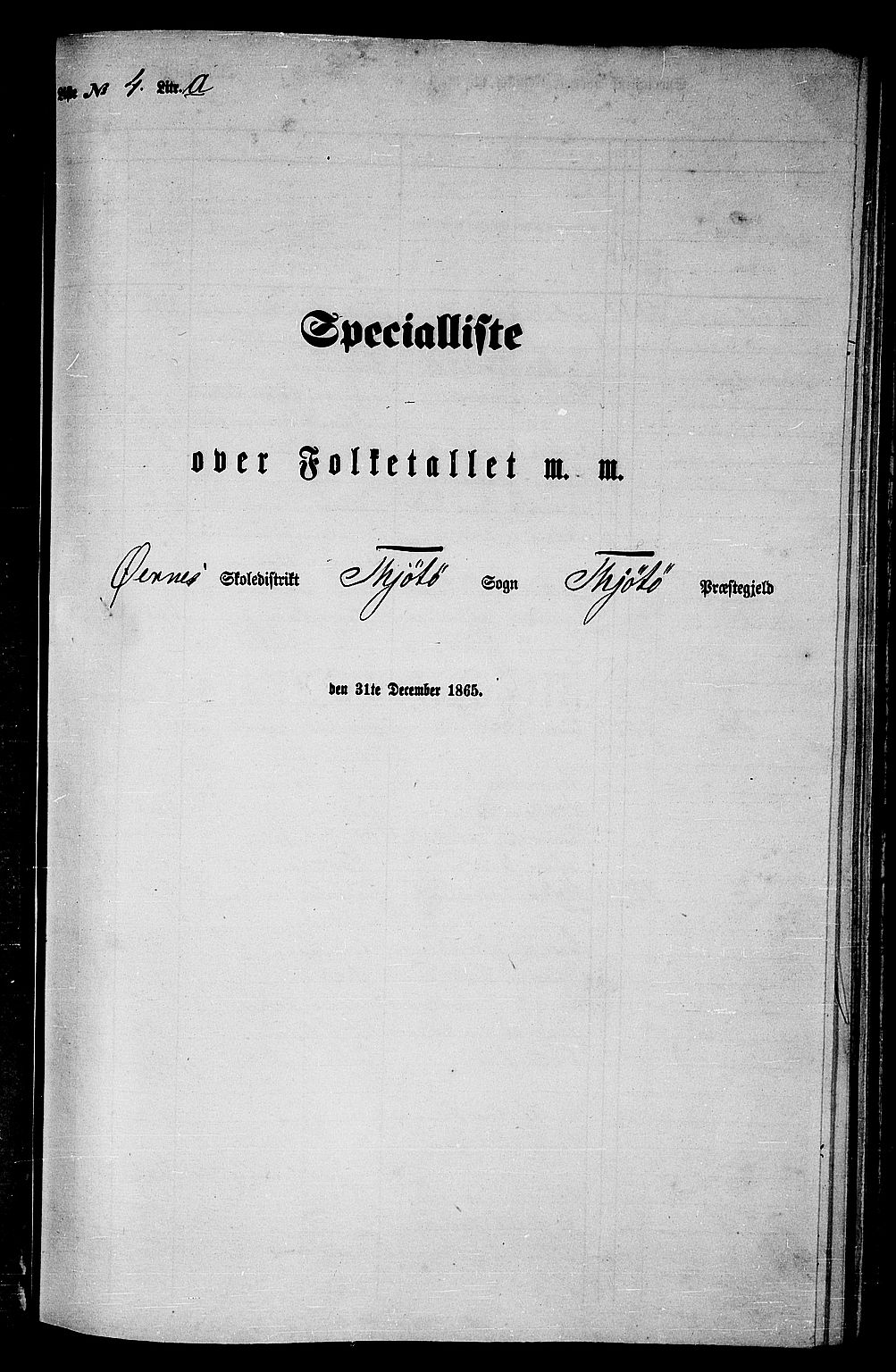 RA, 1865 census for Tjøtta, 1865, p. 72