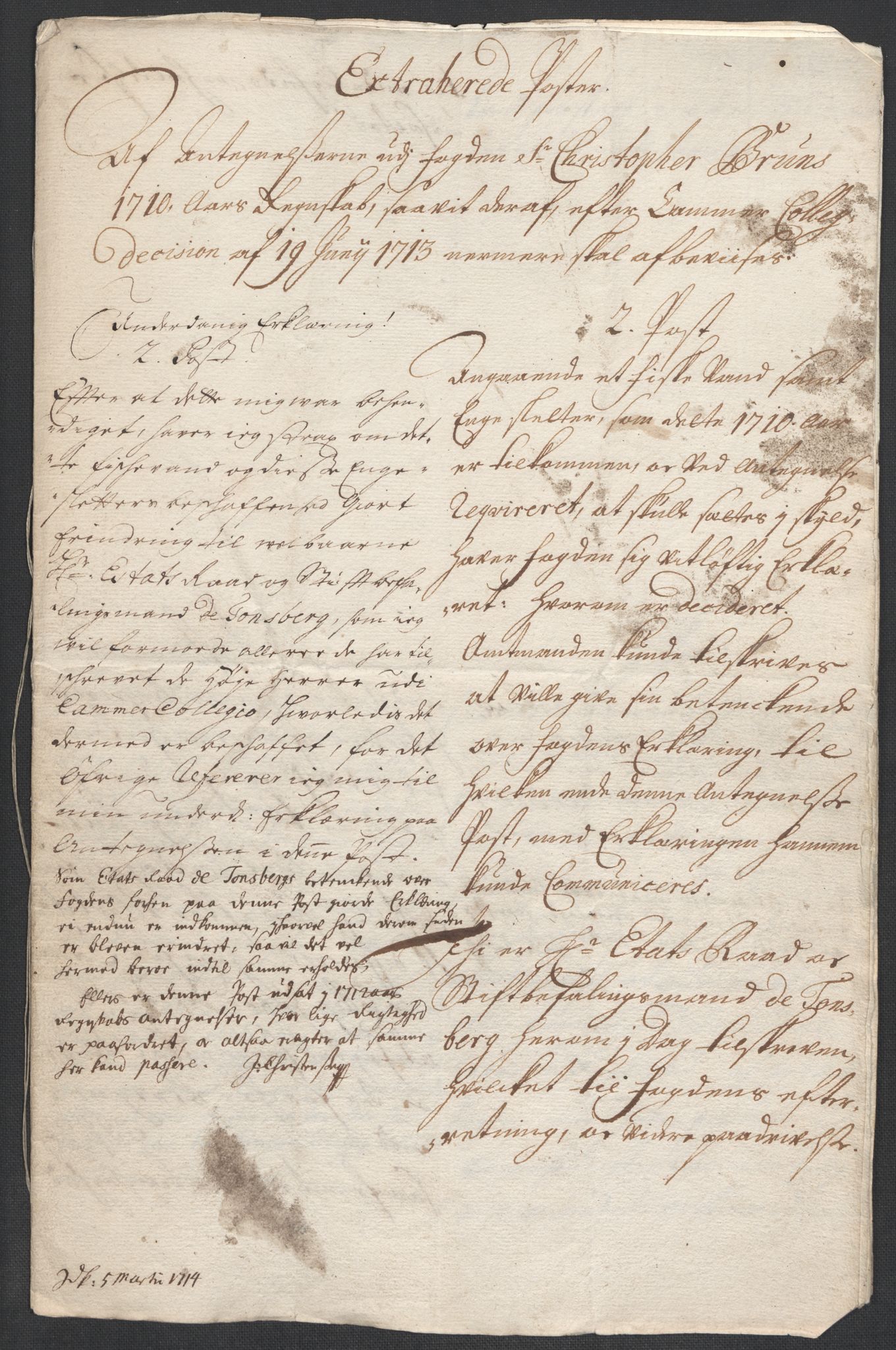 Rentekammeret inntil 1814, Reviderte regnskaper, Fogderegnskap, AV/RA-EA-4092/R17/L1179: Fogderegnskap Gudbrandsdal, 1708-1710, p. 490