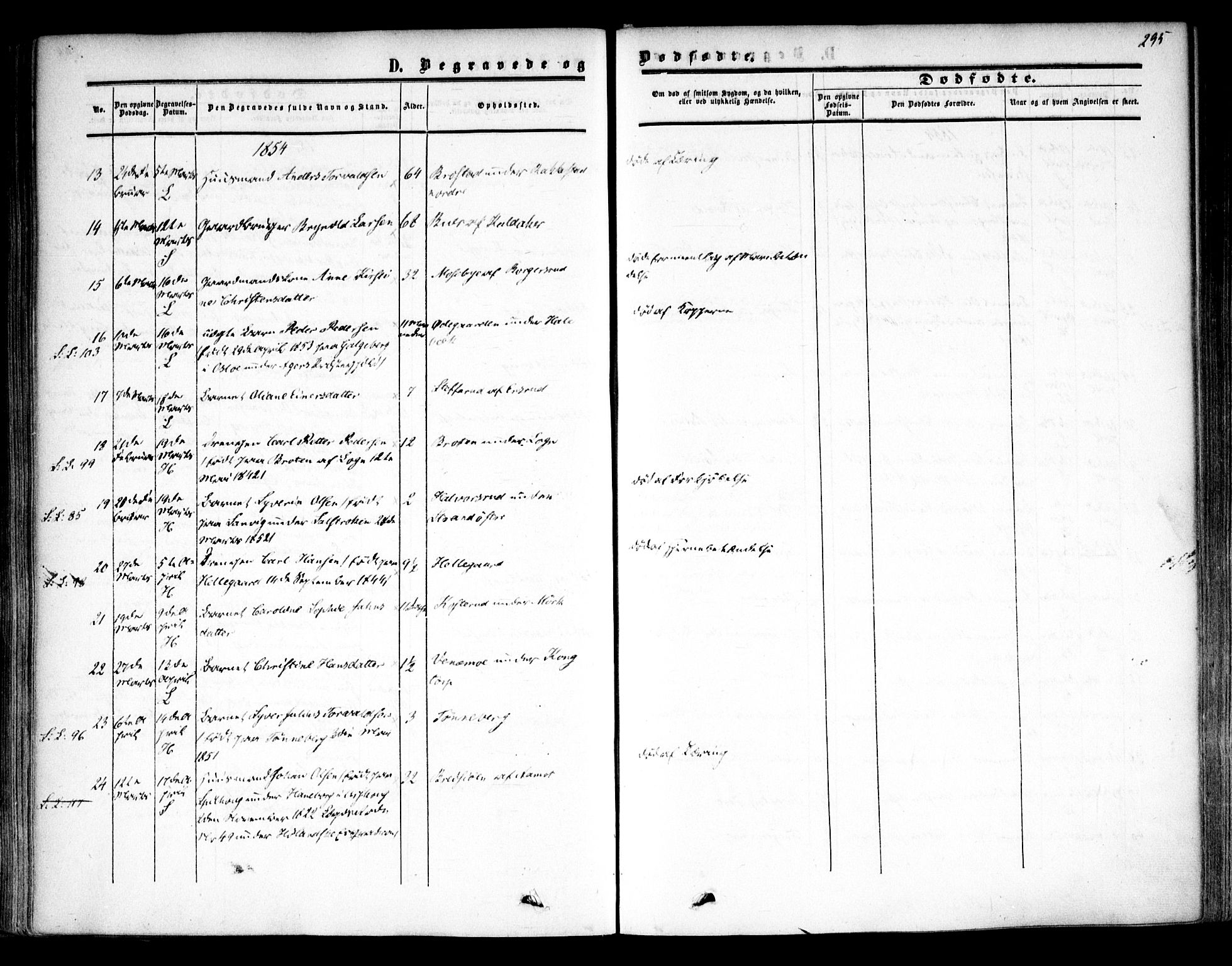 Høland prestekontor Kirkebøker, SAO/A-10346a/F/Fa/L0010: Parish register (official) no. I 10, 1854-1861, p. 295