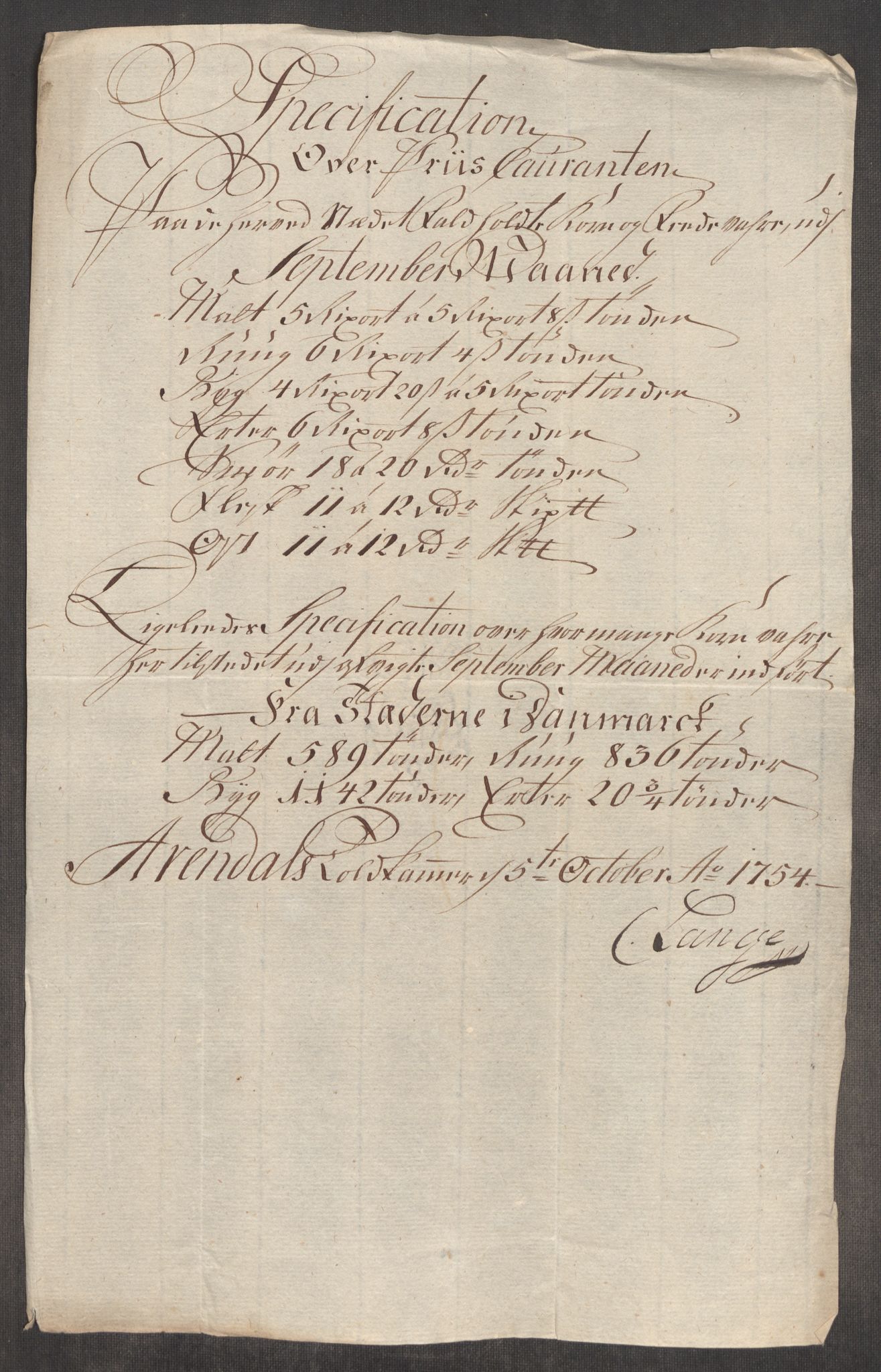 Rentekammeret inntil 1814, Realistisk ordnet avdeling, AV/RA-EA-4070/Oe/L0005: [Ø1]: Priskuranter, 1753-1757, p. 302