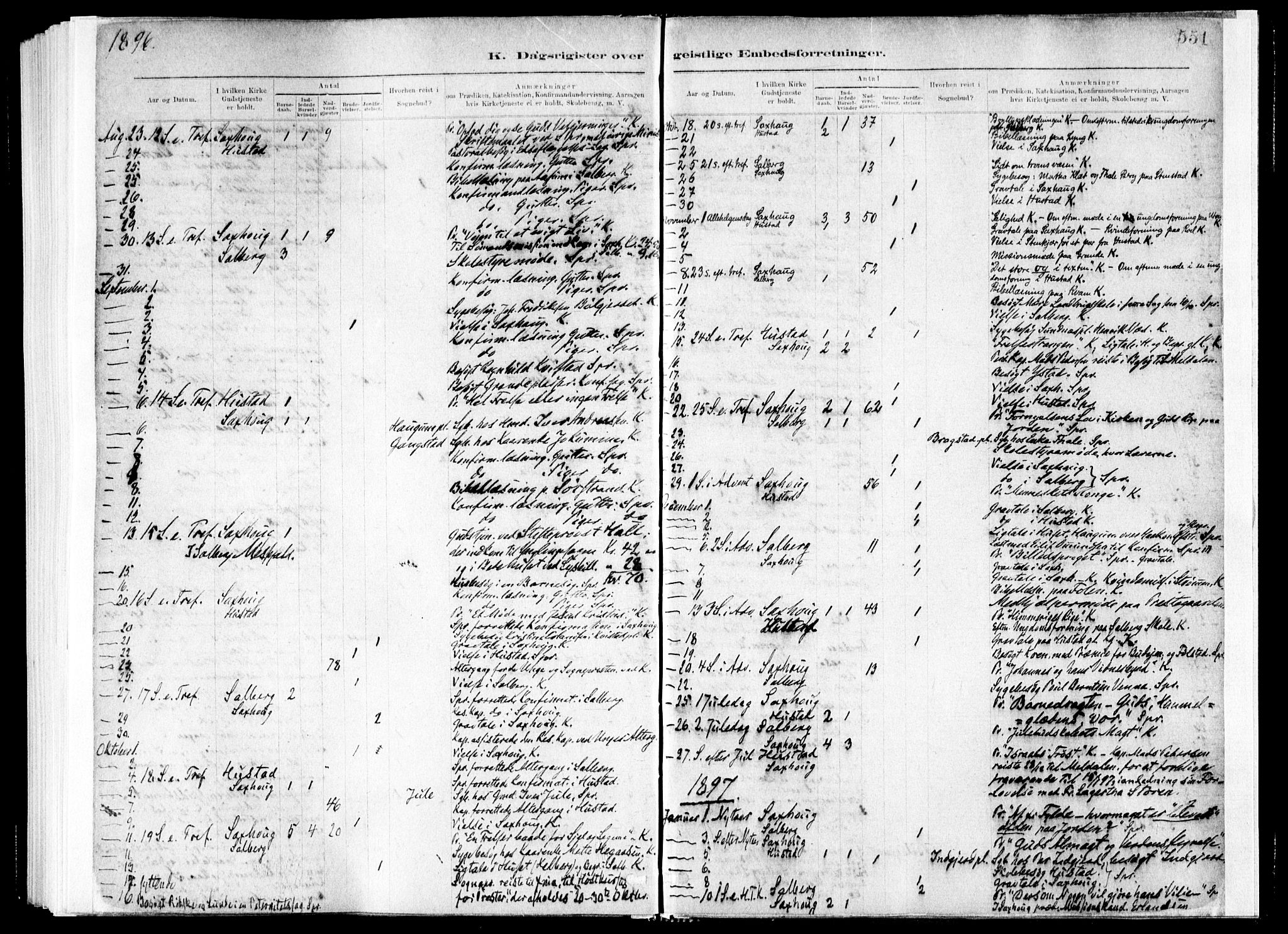 Ministerialprotokoller, klokkerbøker og fødselsregistre - Nord-Trøndelag, SAT/A-1458/730/L0285: Parish register (official) no. 730A10, 1879-1914, p. 551