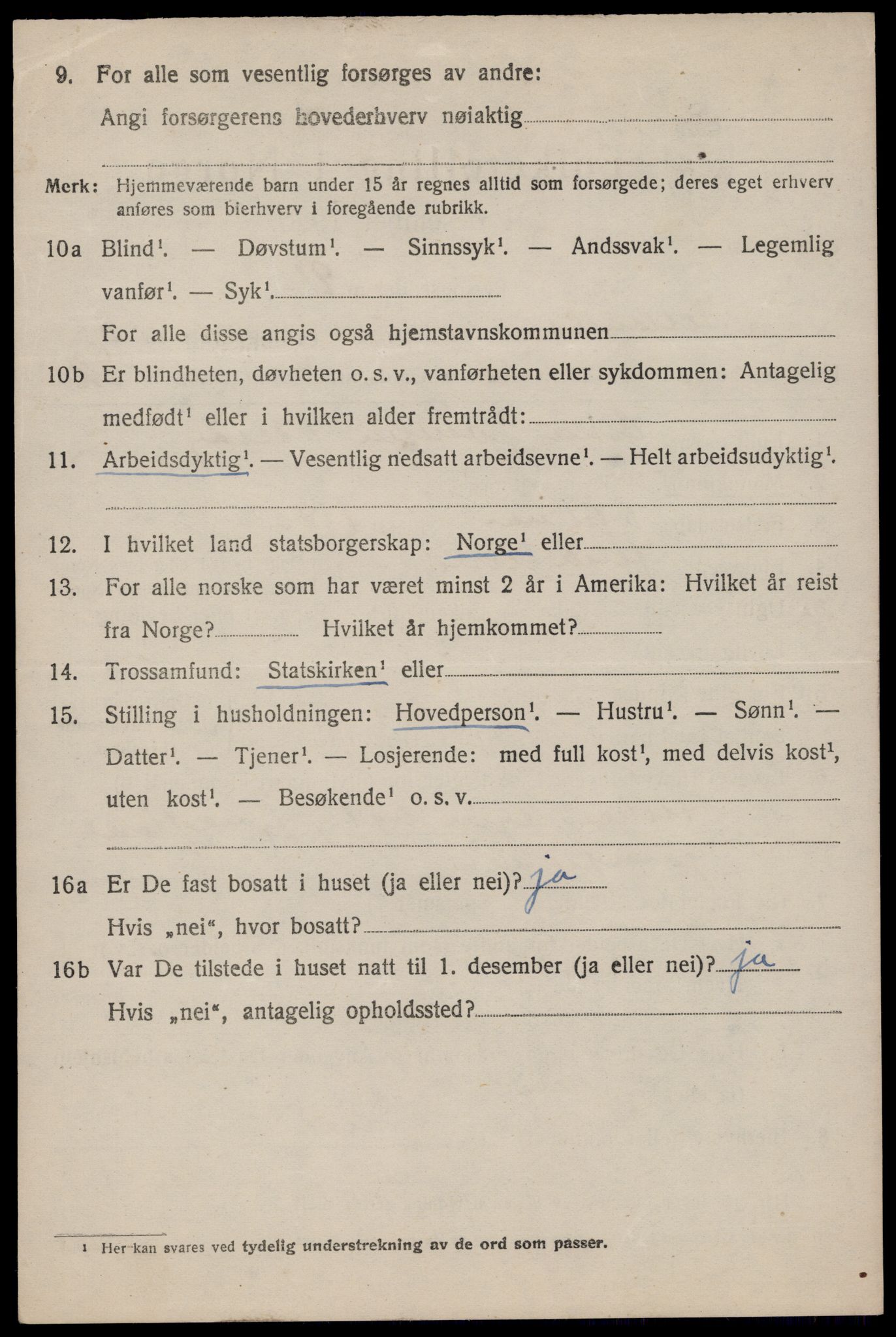 SAST, 1920 census for Hetland, 1920, p. 6256