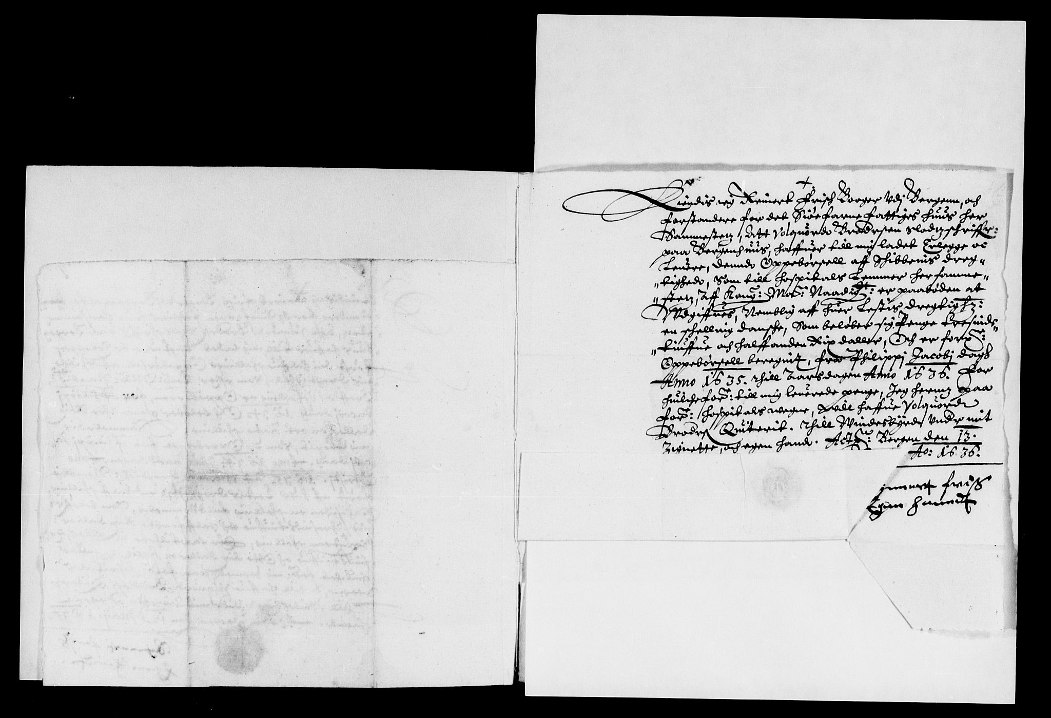 Rentekammeret inntil 1814, Reviderte regnskaper, Lensregnskaper, AV/RA-EA-5023/R/Rb/Rbt/L0073: Bergenhus len, 1636-1637