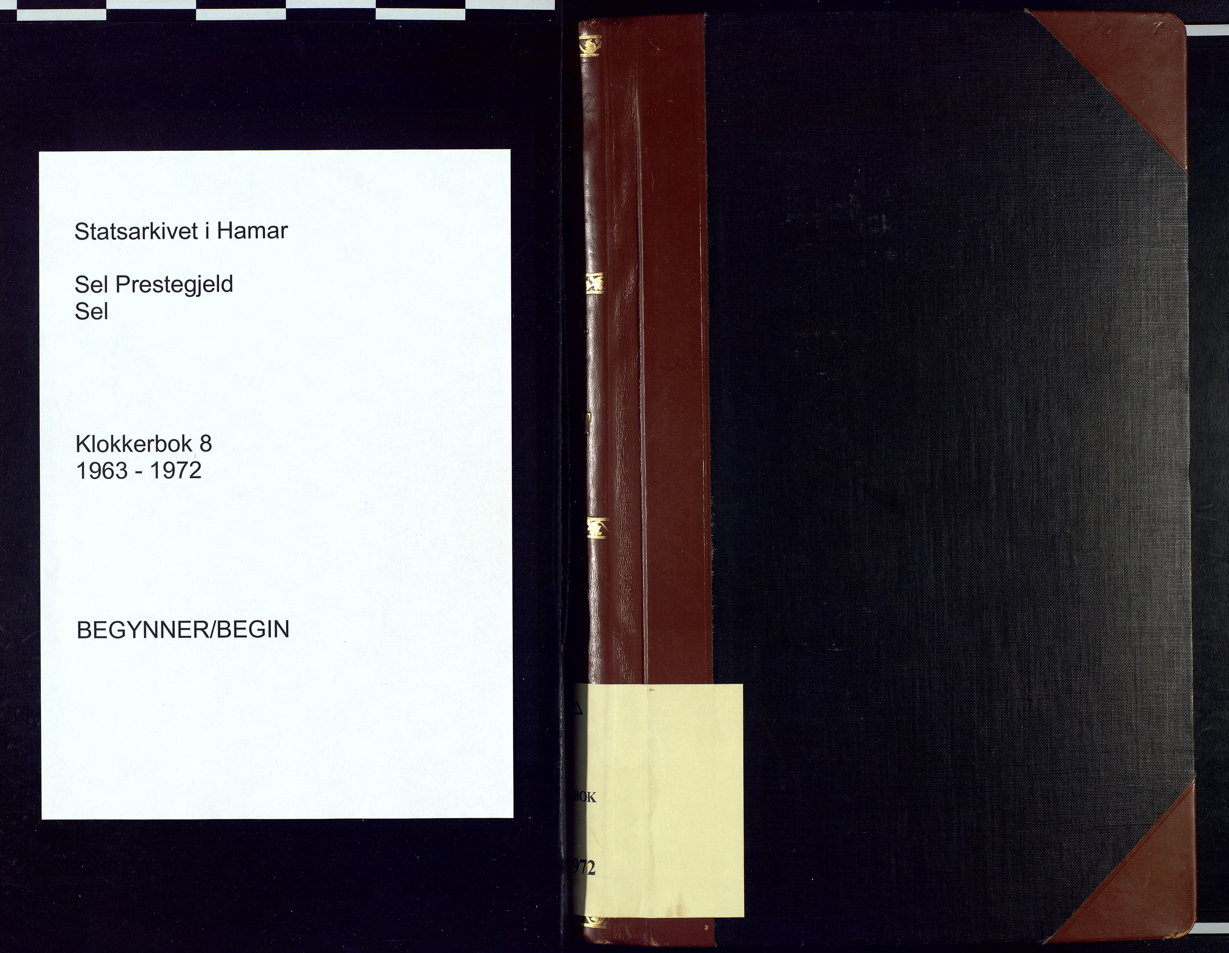 Sel prestekontor, AV/SAH-PREST-074/H/Ha/Hab/L0008: Parish register (copy) no. 8, 1963-1972