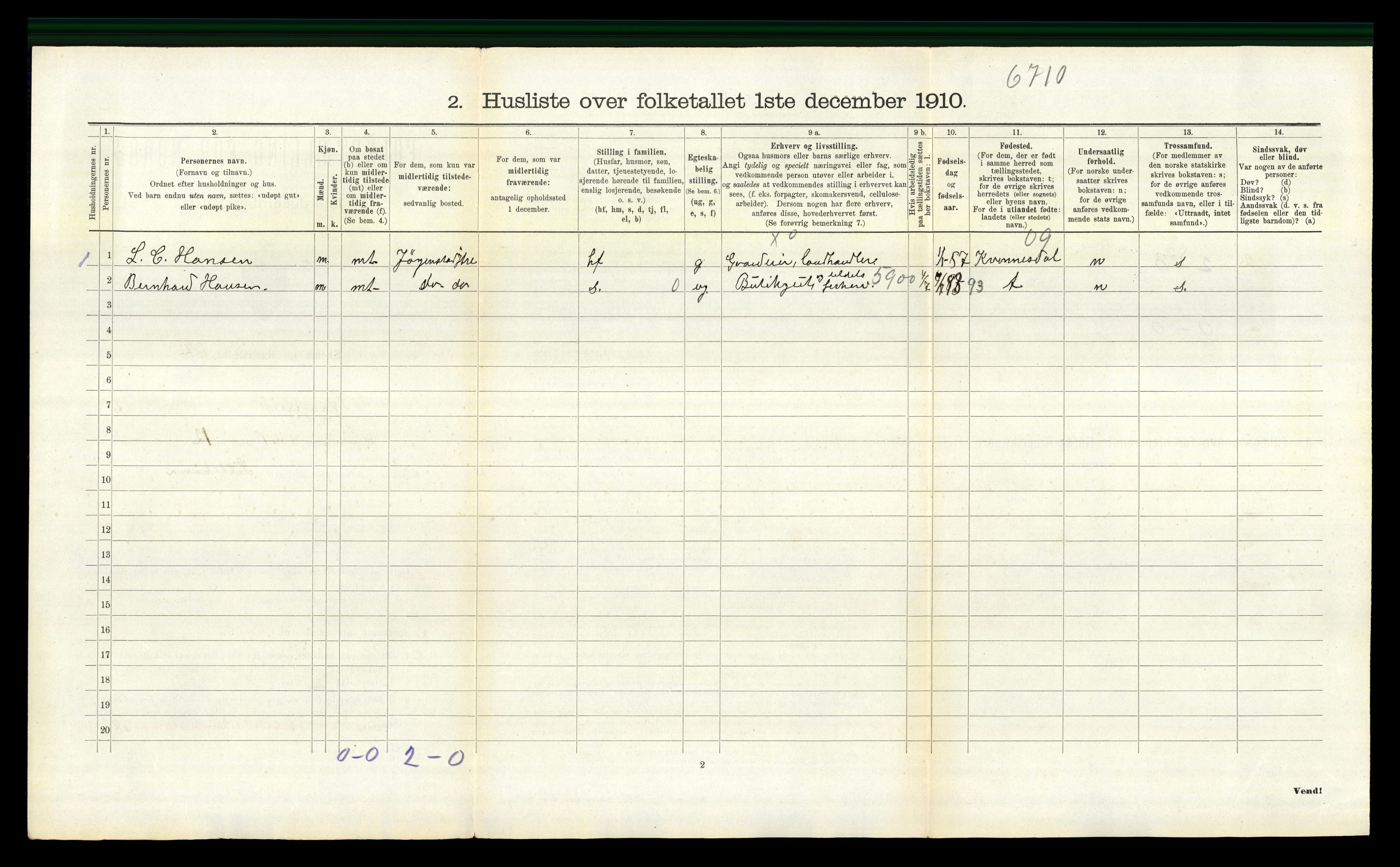 RA, 1910 census for Spangereid, 1910, p. 374