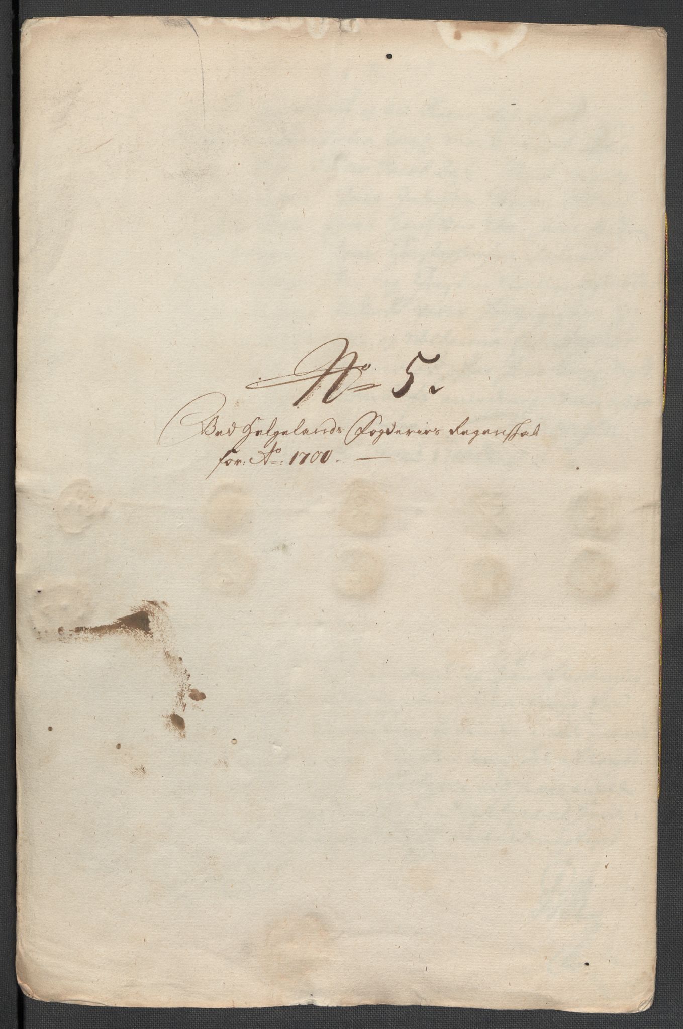 Rentekammeret inntil 1814, Reviderte regnskaper, Fogderegnskap, AV/RA-EA-4092/R65/L4507: Fogderegnskap Helgeland, 1699-1701, p. 270