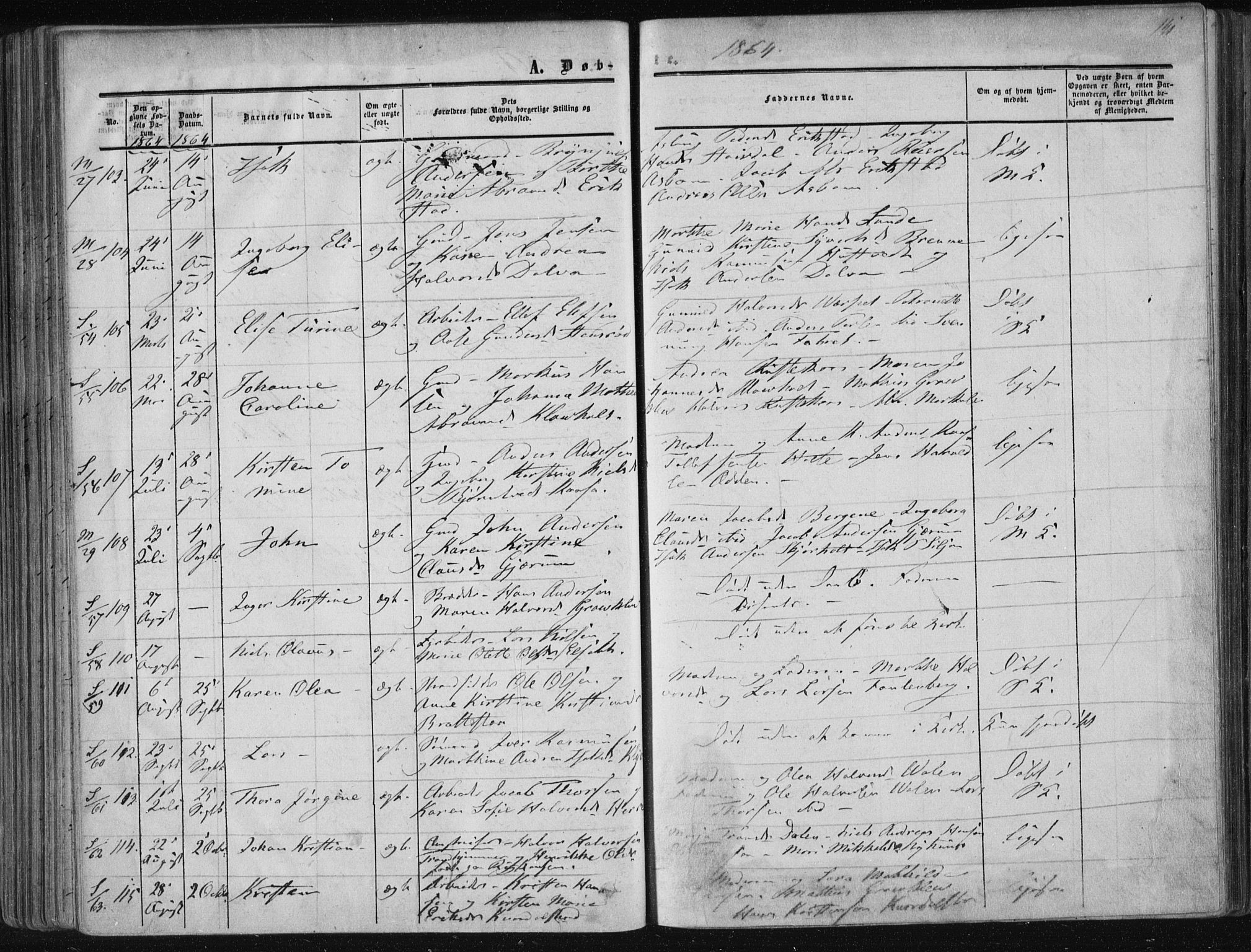 Solum kirkebøker, AV/SAKO-A-306/F/Fa/L0007: Parish register (official) no. I 7, 1856-1864, p. 141