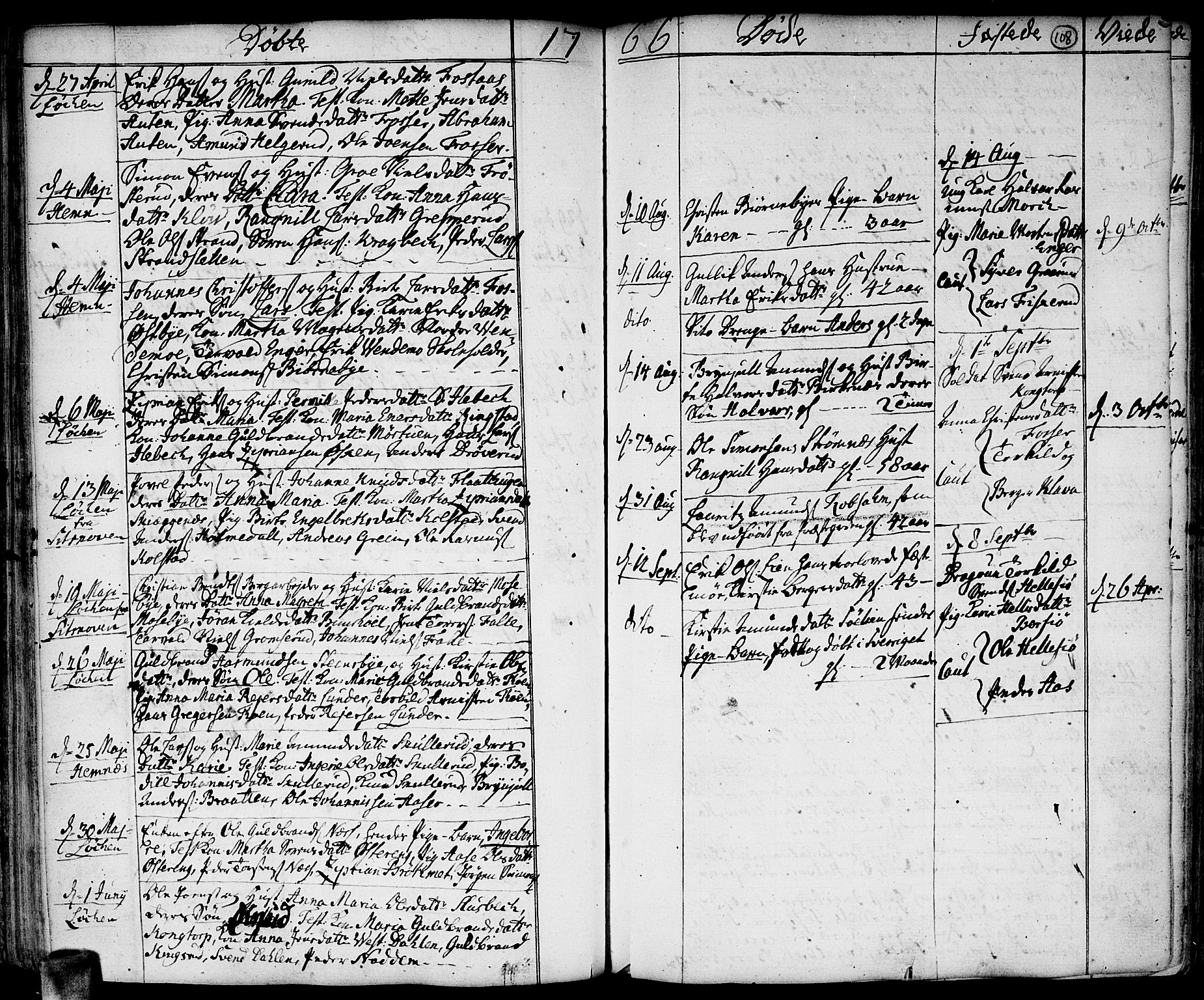 Høland prestekontor Kirkebøker, SAO/A-10346a/F/Fa/L0004: Parish register (official) no. I 4, 1757-1780, p. 108