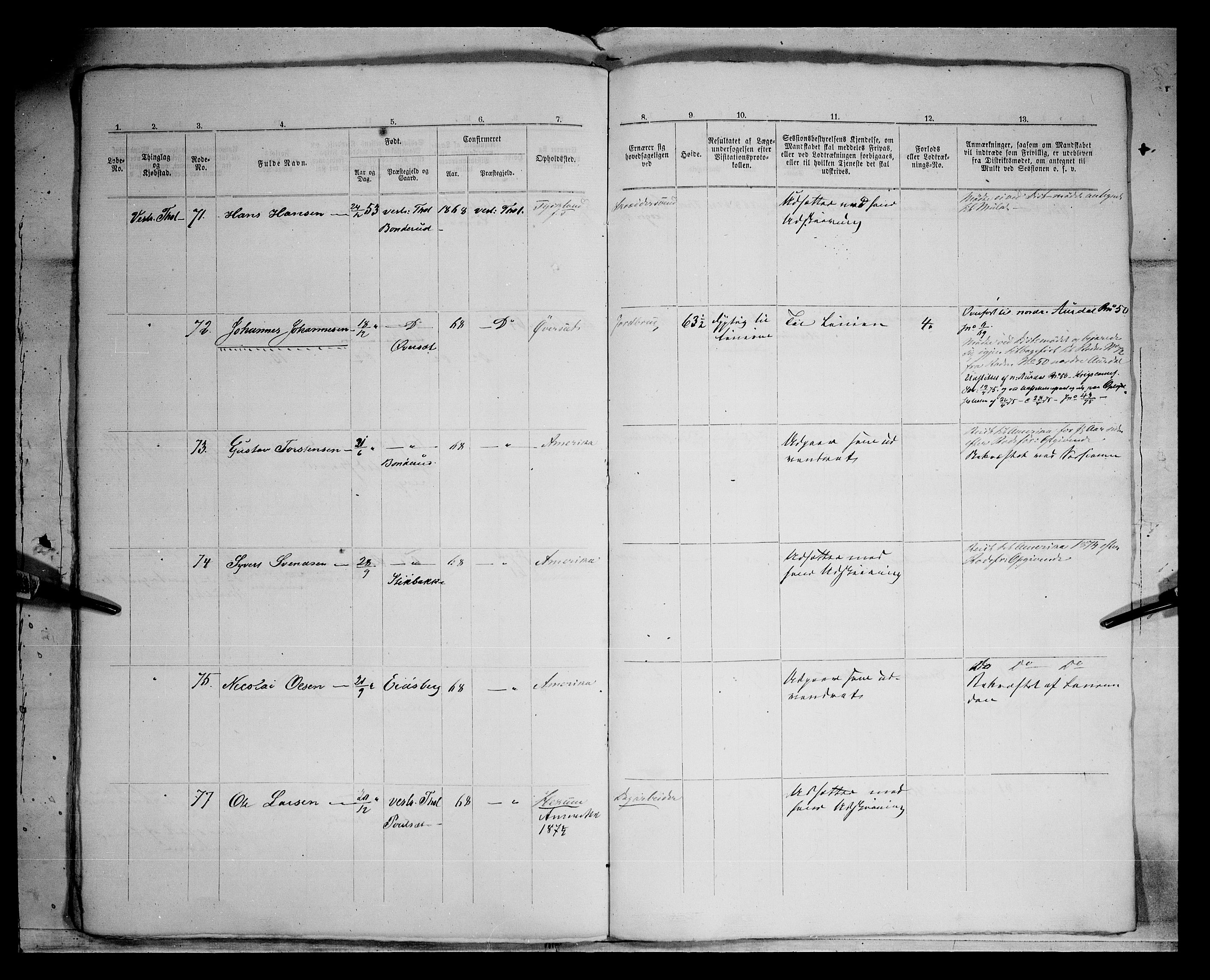 Fylkesmannen i Oppland, AV/SAH-FYO-002/1/K/Kg/L1168: Østre og Vestre Toten, 1871-1879, p. 7914