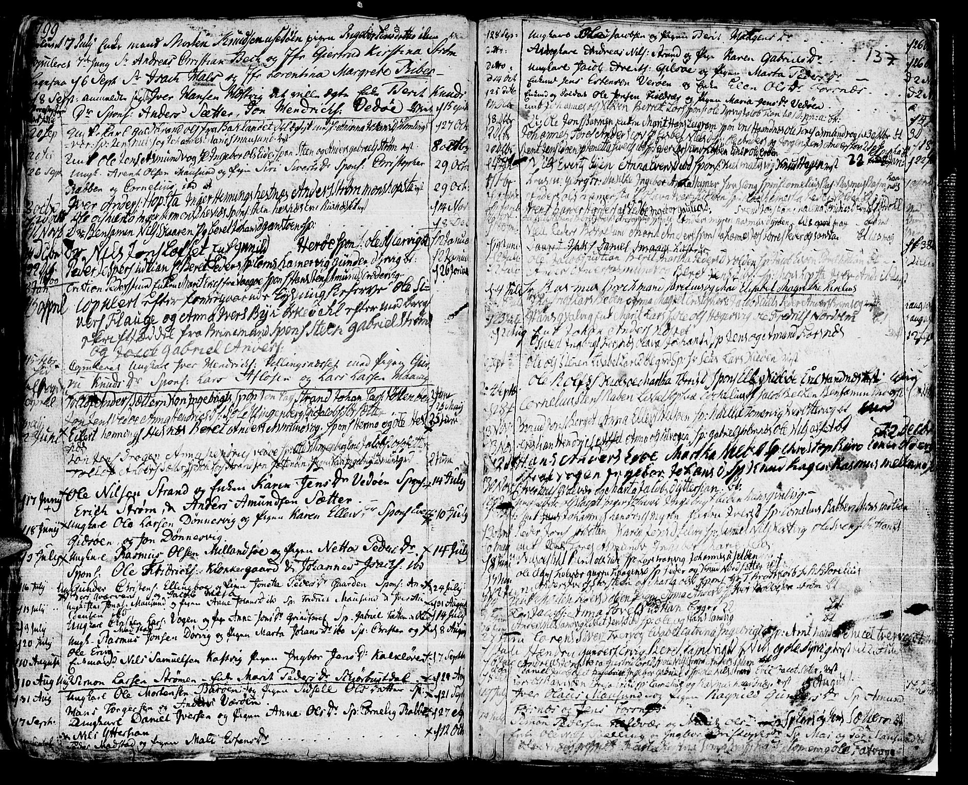 Ministerialprotokoller, klokkerbøker og fødselsregistre - Sør-Trøndelag, SAT/A-1456/634/L0526: Parish register (official) no. 634A02, 1775-1818, p. 137