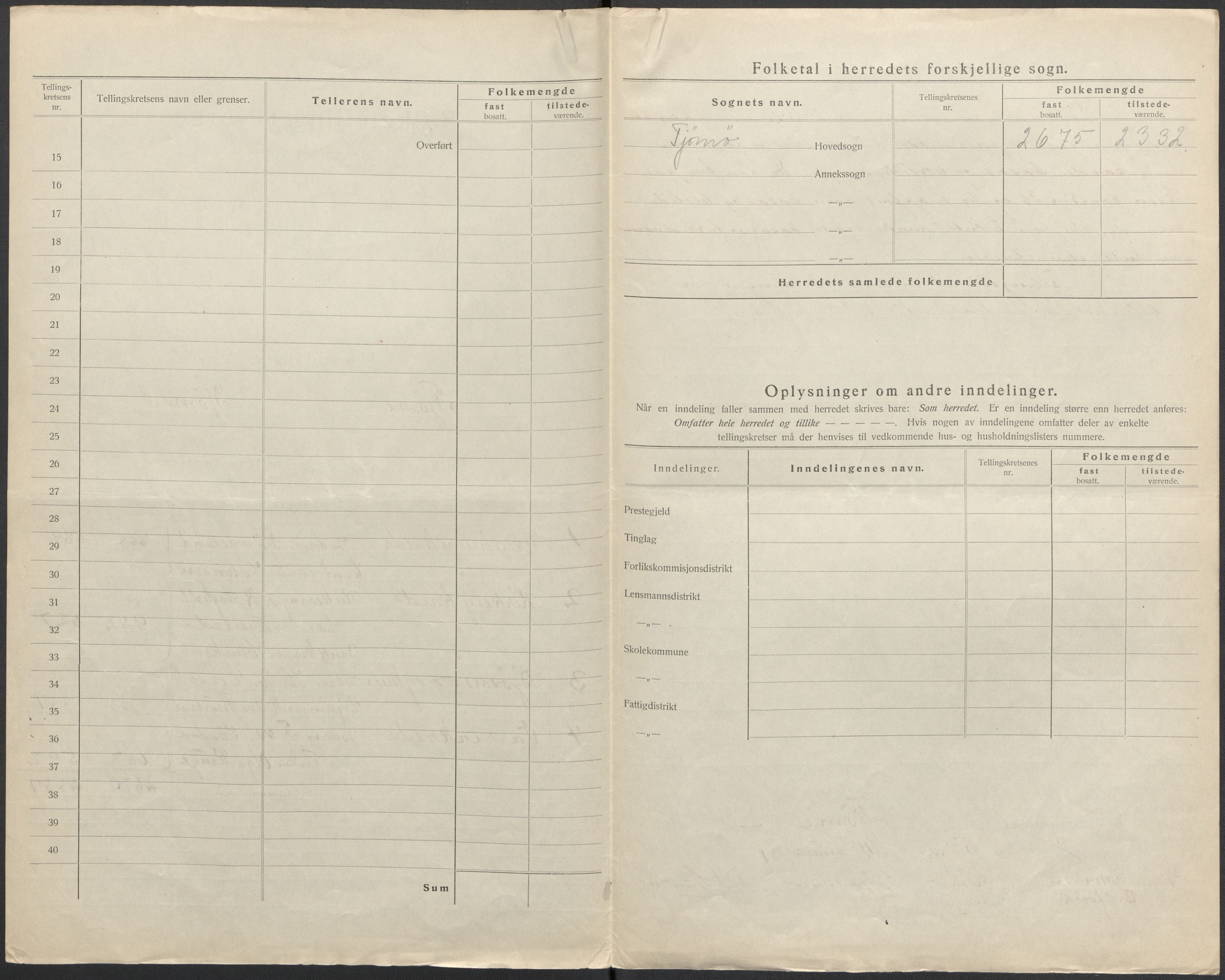 SAKO, 1920 census for Tjøme, 1920, p. 3