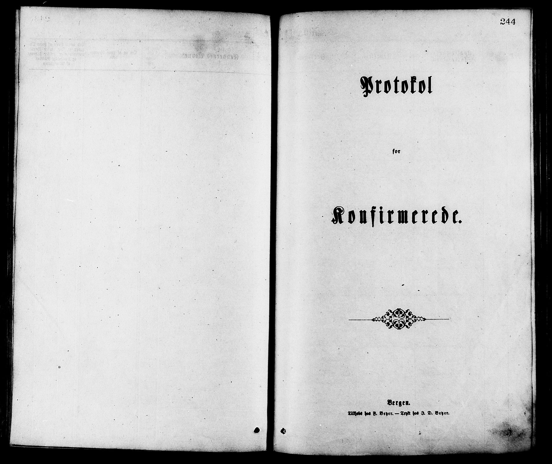 Ministerialprotokoller, klokkerbøker og fødselsregistre - Møre og Romsdal, SAT/A-1454/528/L0400: Parish register (official) no. 528A11, 1871-1879, p. 244