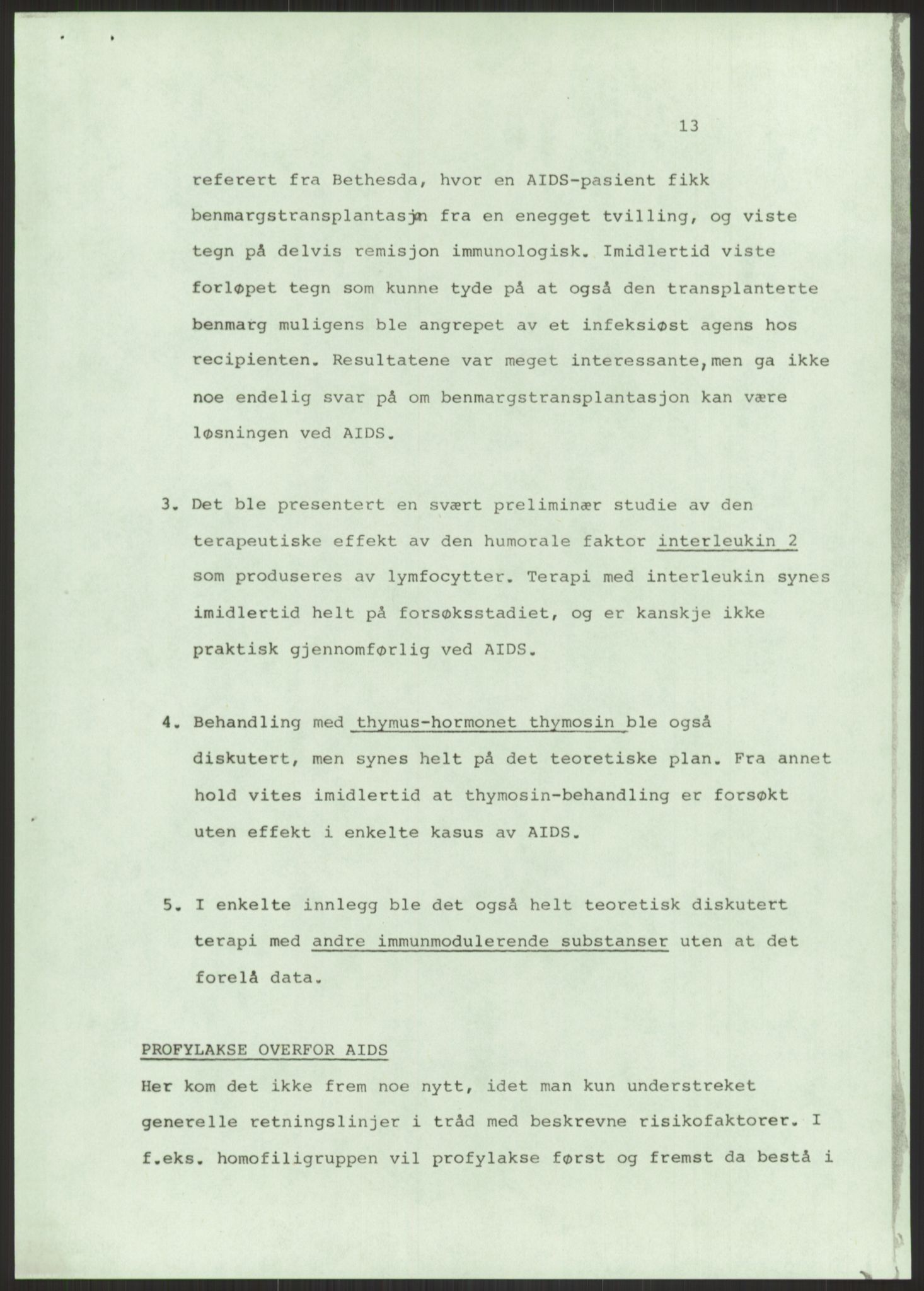 Sosialdepartementet, Helsedirektoratet, Hygienekontoret, H5, AV/RA-S-1287/2/D/Dc/L0151/0001: -- / Aids, 1983, p. 63