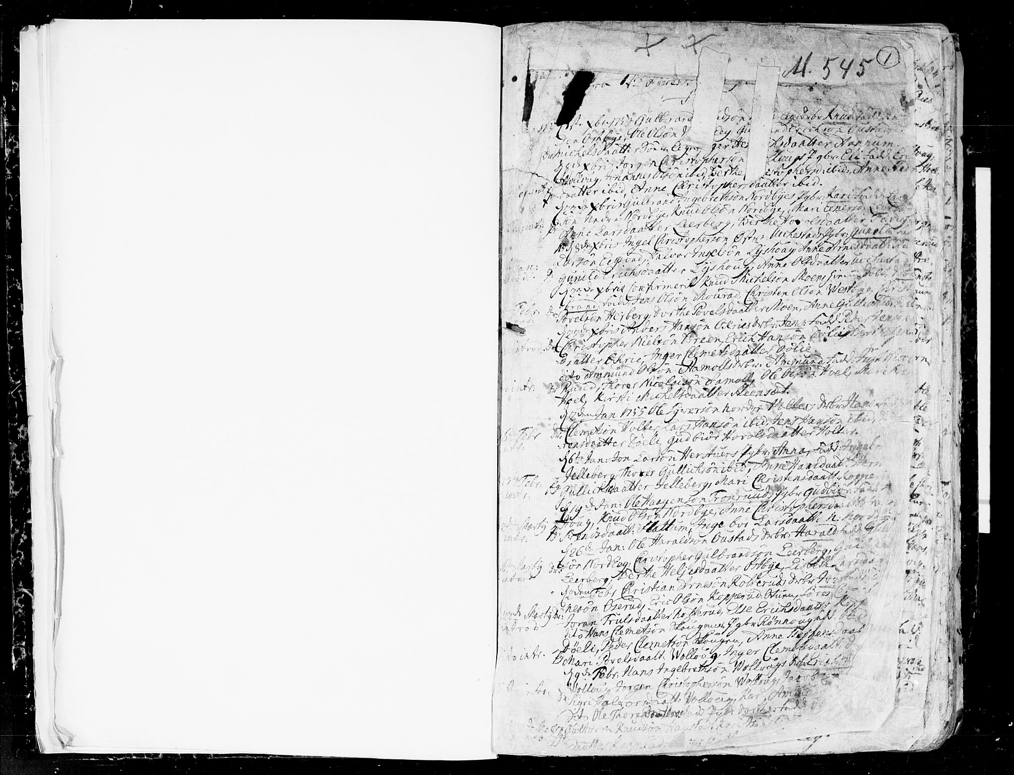 Nannestad prestekontor Kirkebøker, SAO/A-10414a/F/Fa/L0007: Parish register (official) no. I 7, 1754-1791, p. 0-1