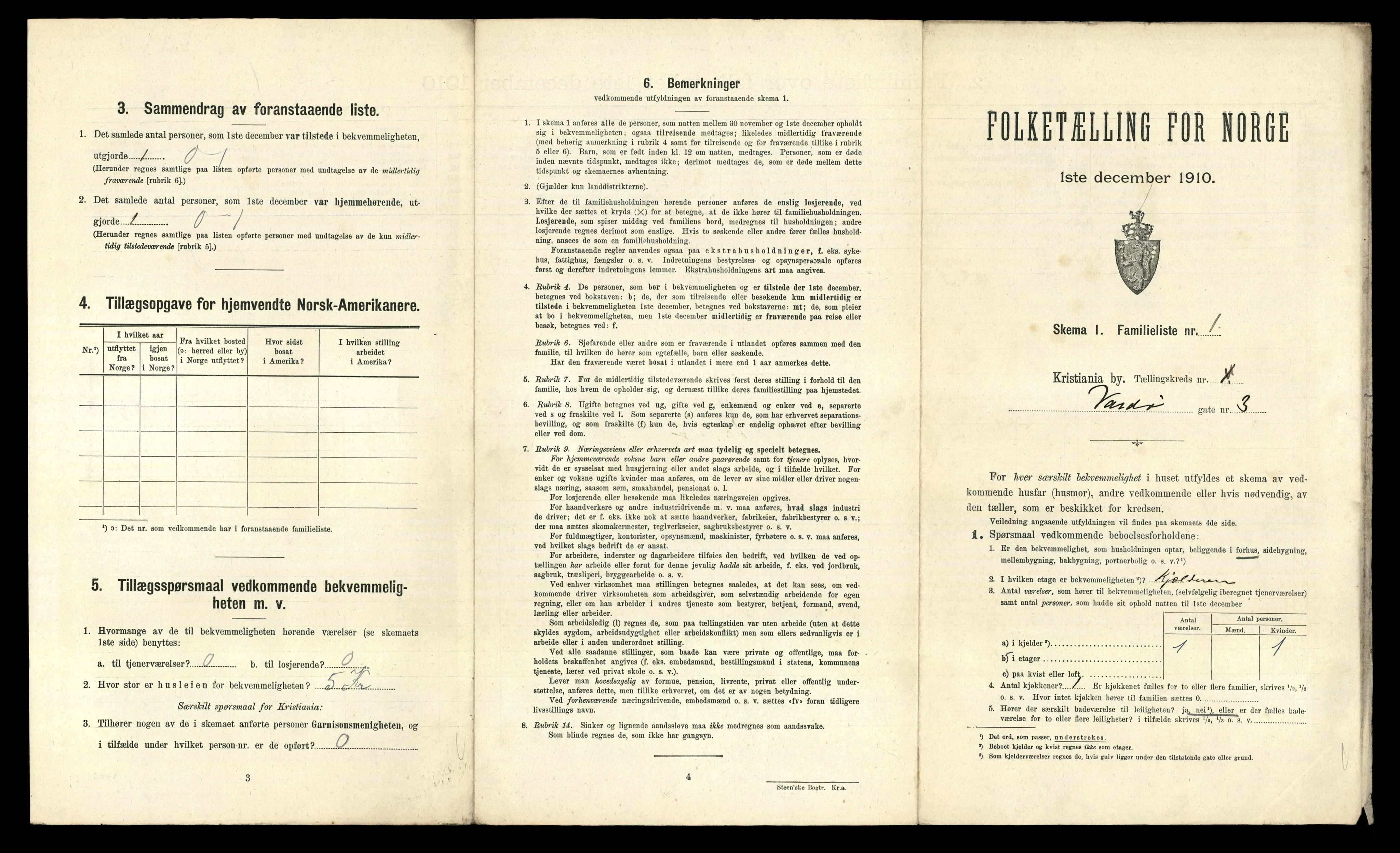 RA, 1910 census for Kristiania, 1910, p. 117497