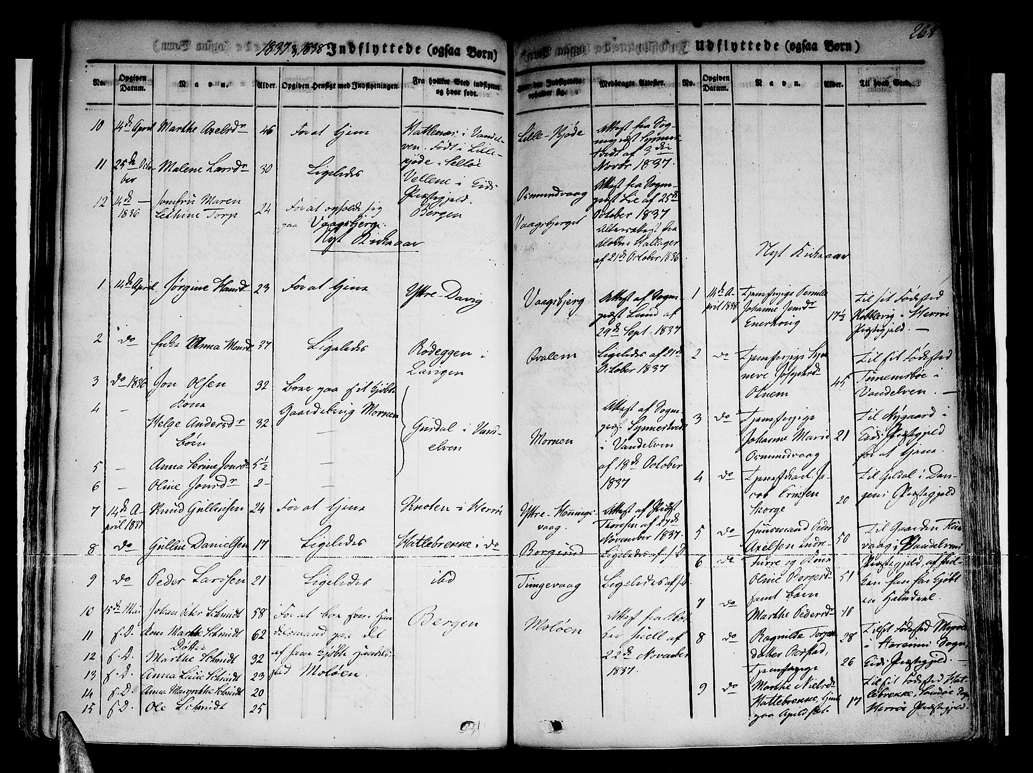 Selje sokneprestembete, AV/SAB-A-99938/H/Ha/Haa/Haaa: Parish register (official) no. A 9, 1829-1844, p. 268