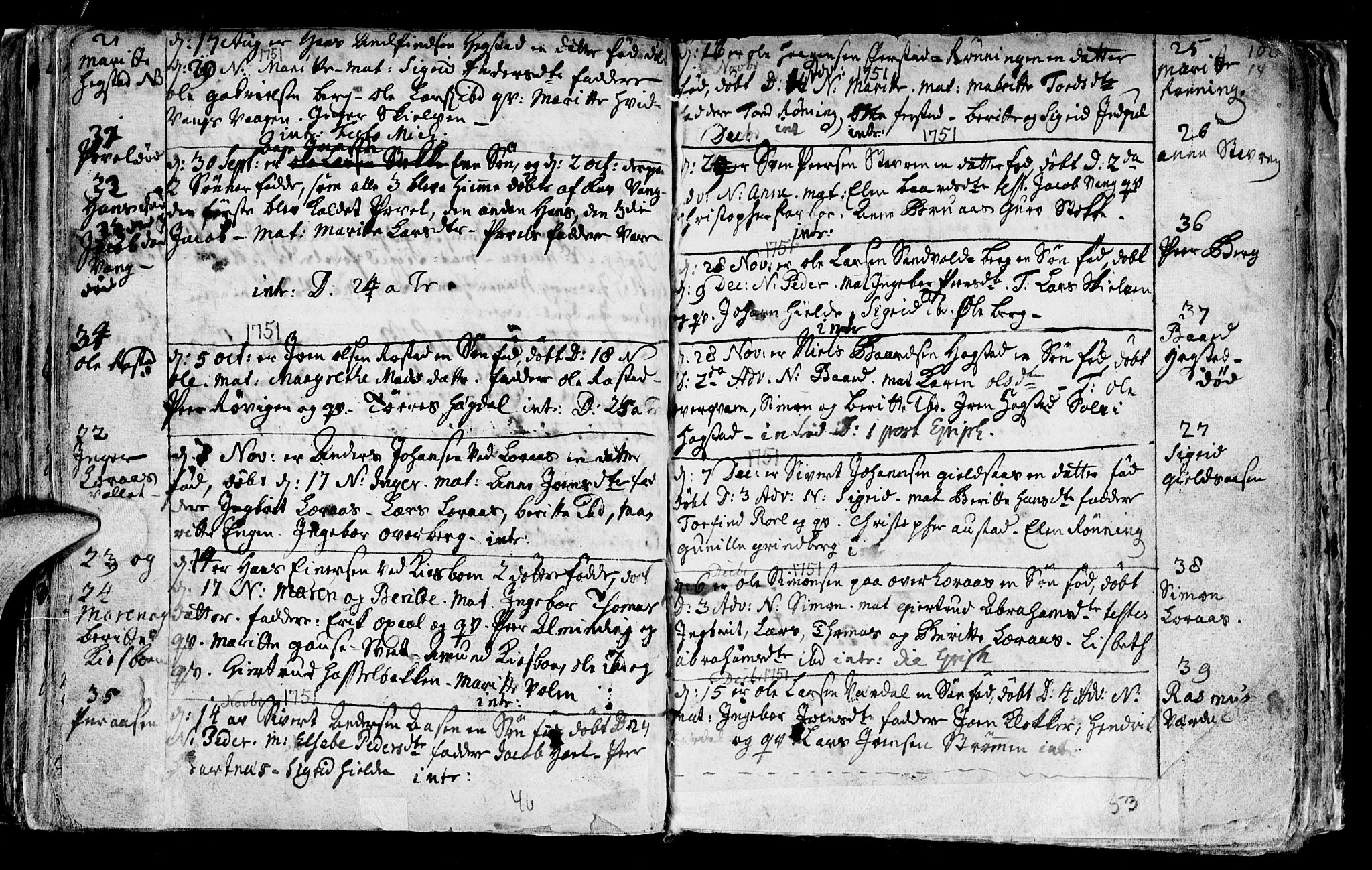 Ministerialprotokoller, klokkerbøker og fødselsregistre - Nord-Trøndelag, SAT/A-1458/730/L0272: Parish register (official) no. 730A01, 1733-1764, p. 100