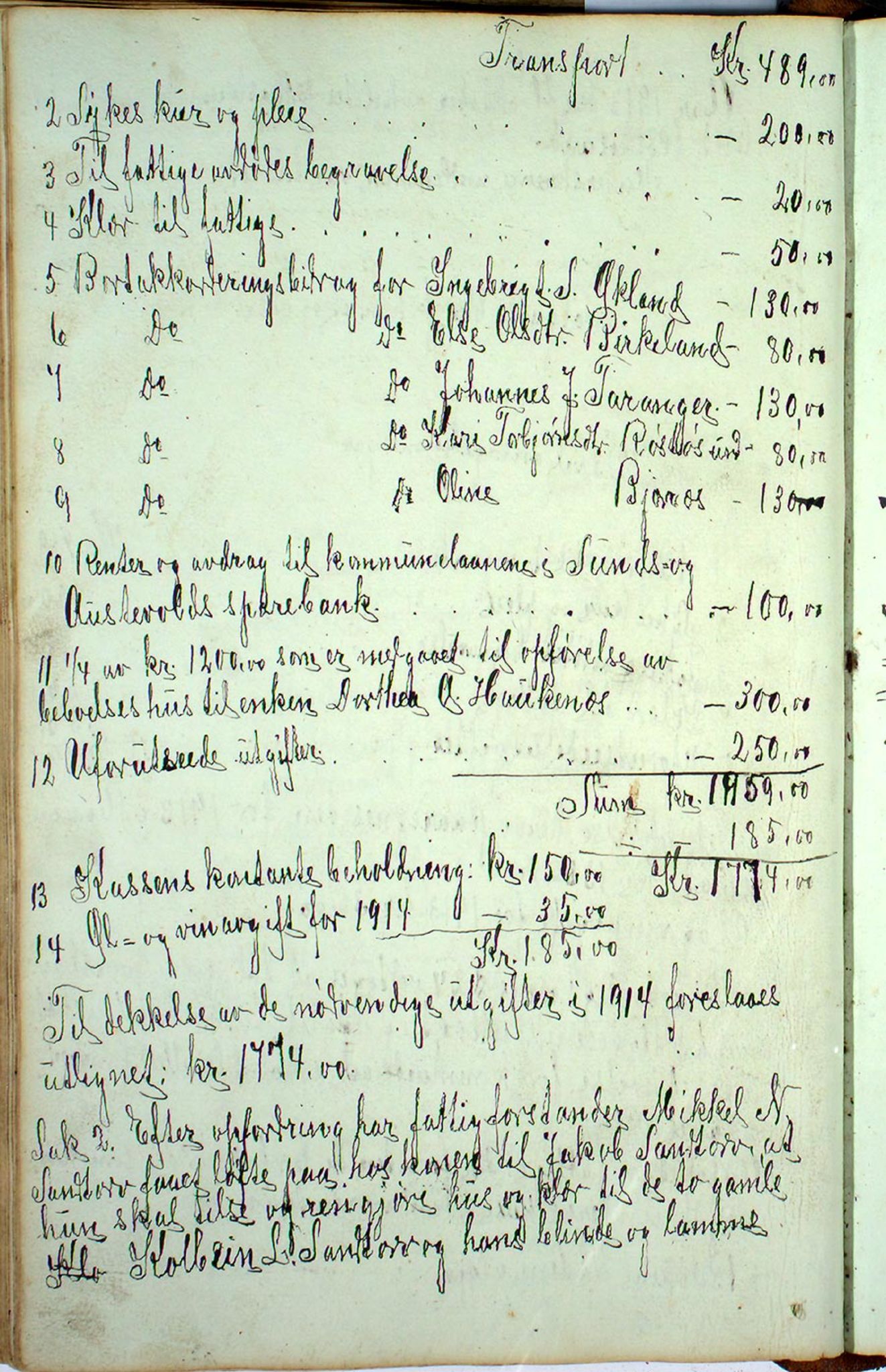 Austevoll kommune. Fattigstyret, IKAH/1244-311/A/Aa/L0001a: Møtebok for Austevoll sokn fattigkommisjon , 1846-1922, p. 169b