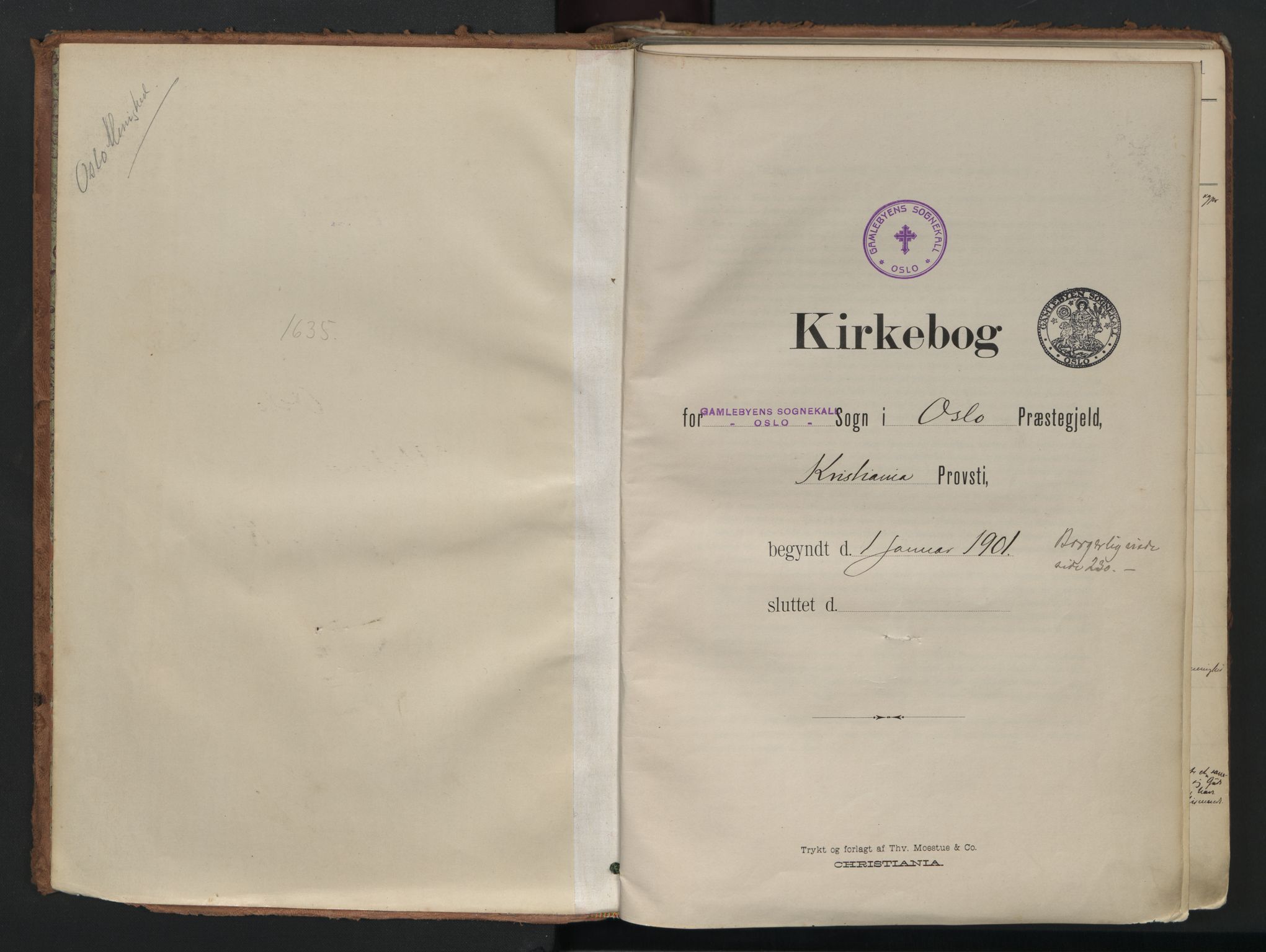 Gamlebyen prestekontor Kirkebøker, SAO/A-10884/F/Fa/L0011: Parish register (official) no. 11, 1901-1939