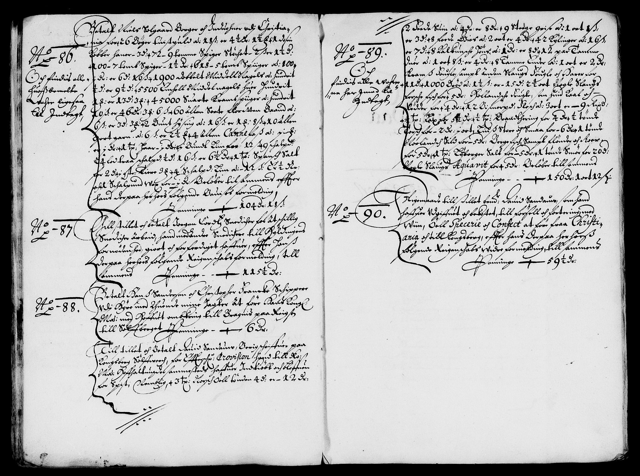 Rentekammeret inntil 1814, Reviderte regnskaper, Lensregnskaper, AV/RA-EA-5023/R/Rb/Rba/L0195: Akershus len, 1648