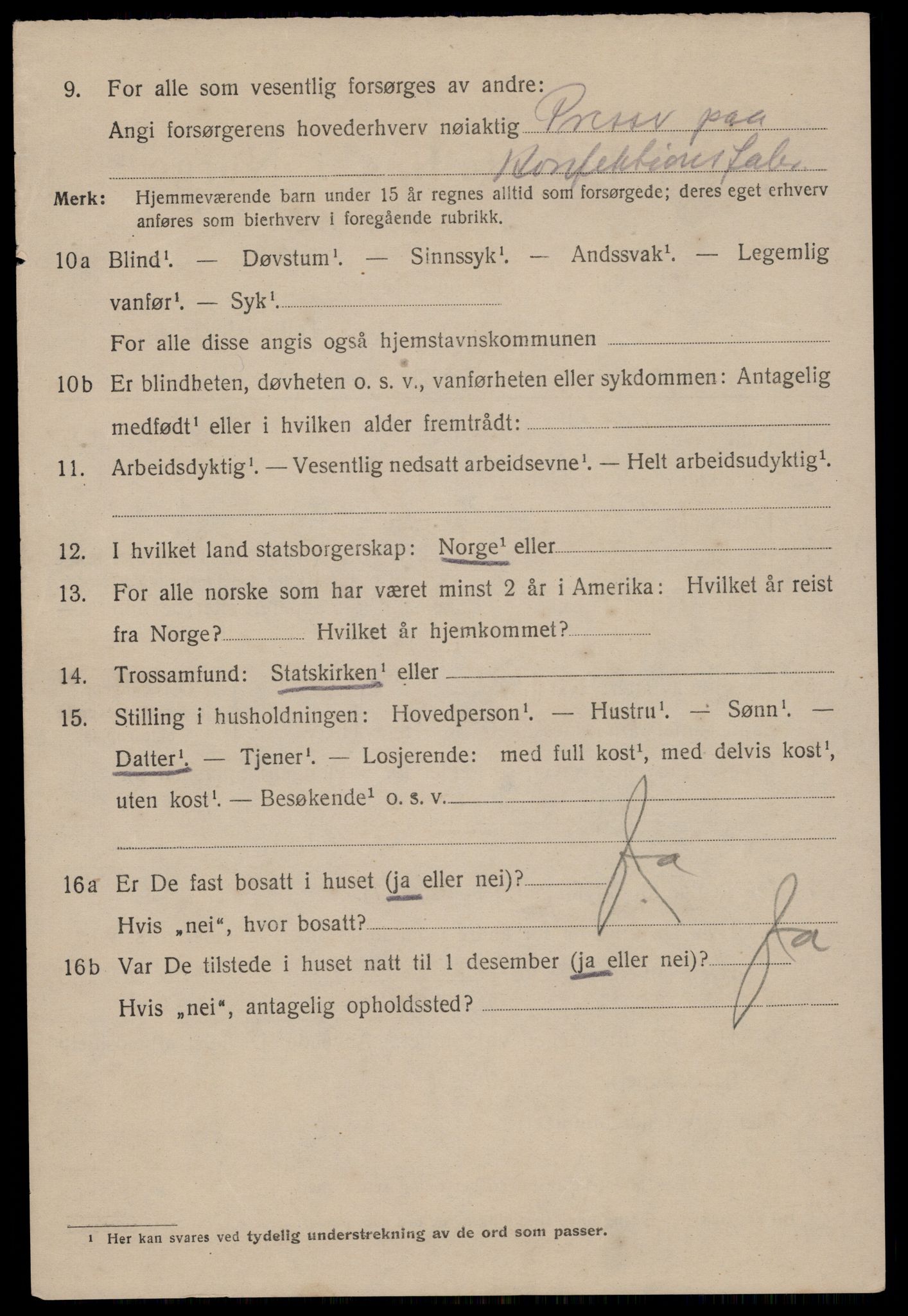 SAST, 1920 census for Egersund town, 1920, p. 6327