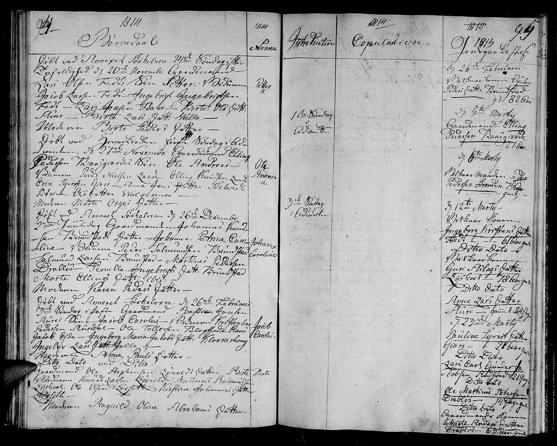 Ministerialprotokoller, klokkerbøker og fødselsregistre - Møre og Romsdal, AV/SAT-A-1454/522/L0309: Parish register (official) no. 522A04, 1810-1816, p. 94-95