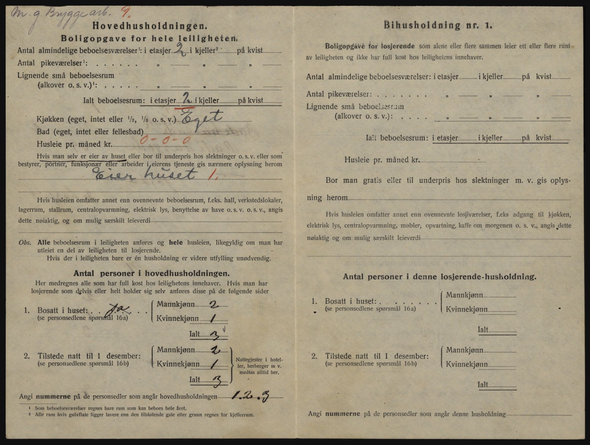 SAO, 1920 census for Drøbak, 1920, p. 1614