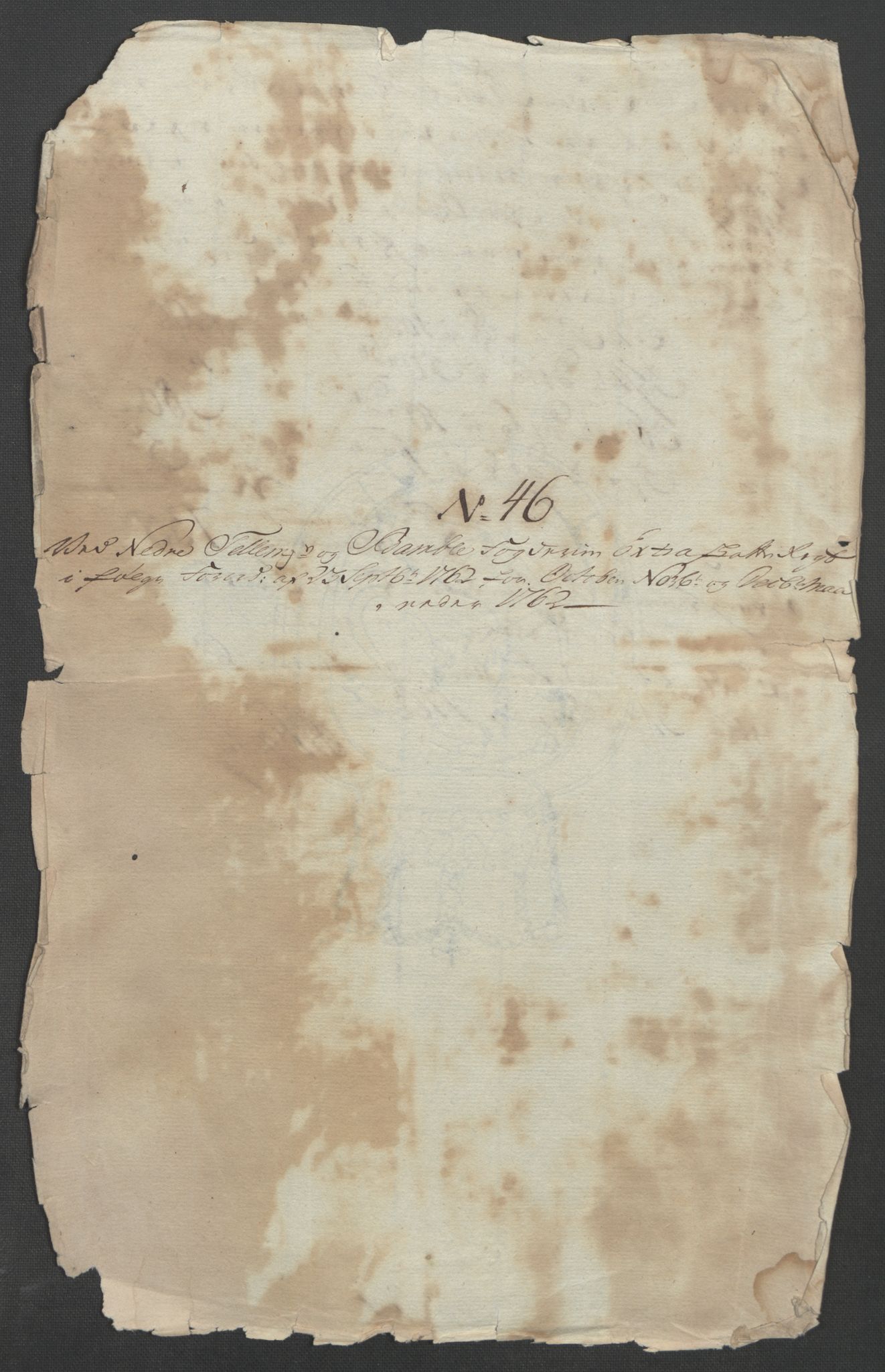 Rentekammeret inntil 1814, Reviderte regnskaper, Fogderegnskap, AV/RA-EA-4092/R37/L2239: Ekstraskatten Nedre Telemark og Bamble, 1762-1763, p. 354